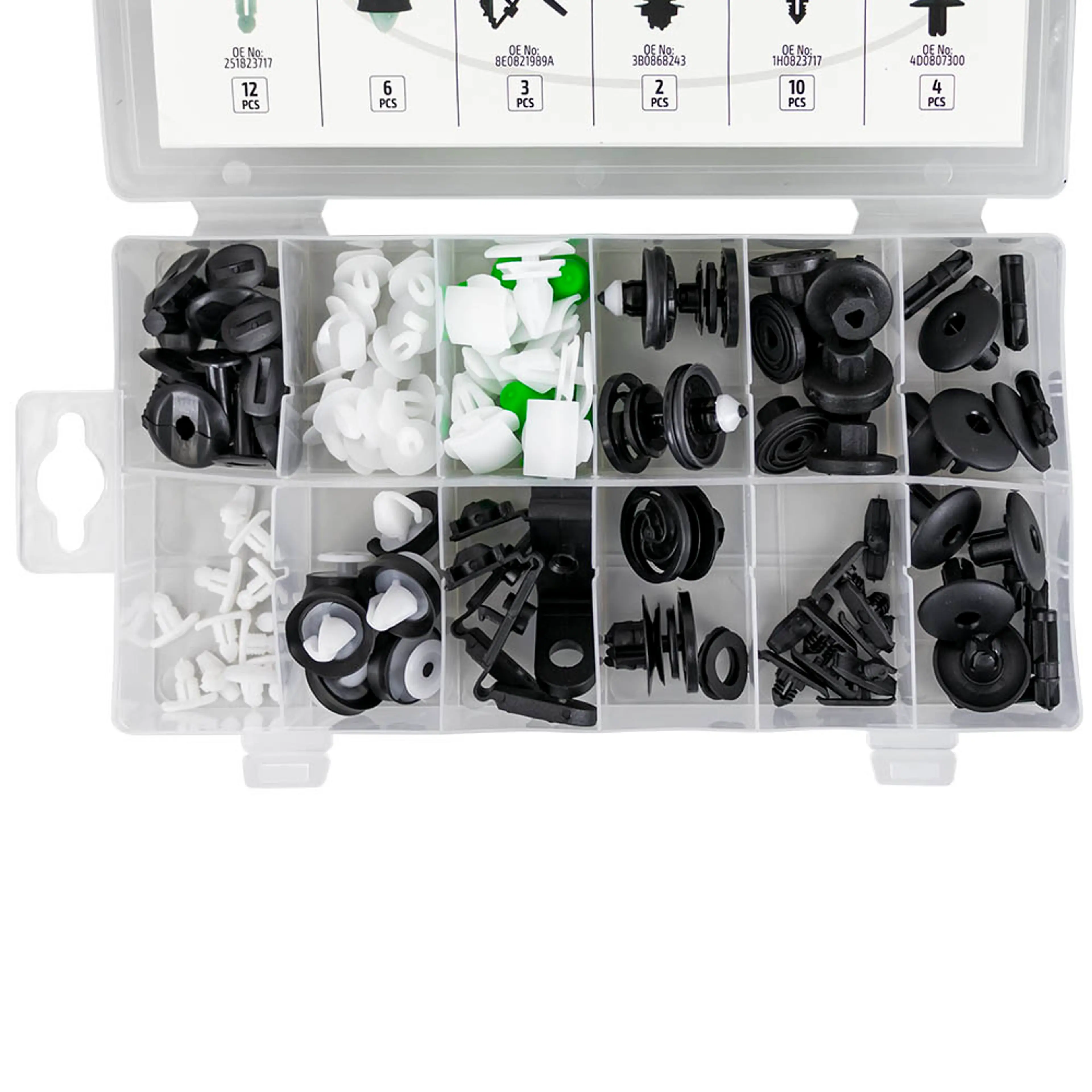 JBM ESTUCHE DE CLIPS VAG/SEAT/SKODA PARA PANEL DE PUERTA/MOLDURA/TAPIC