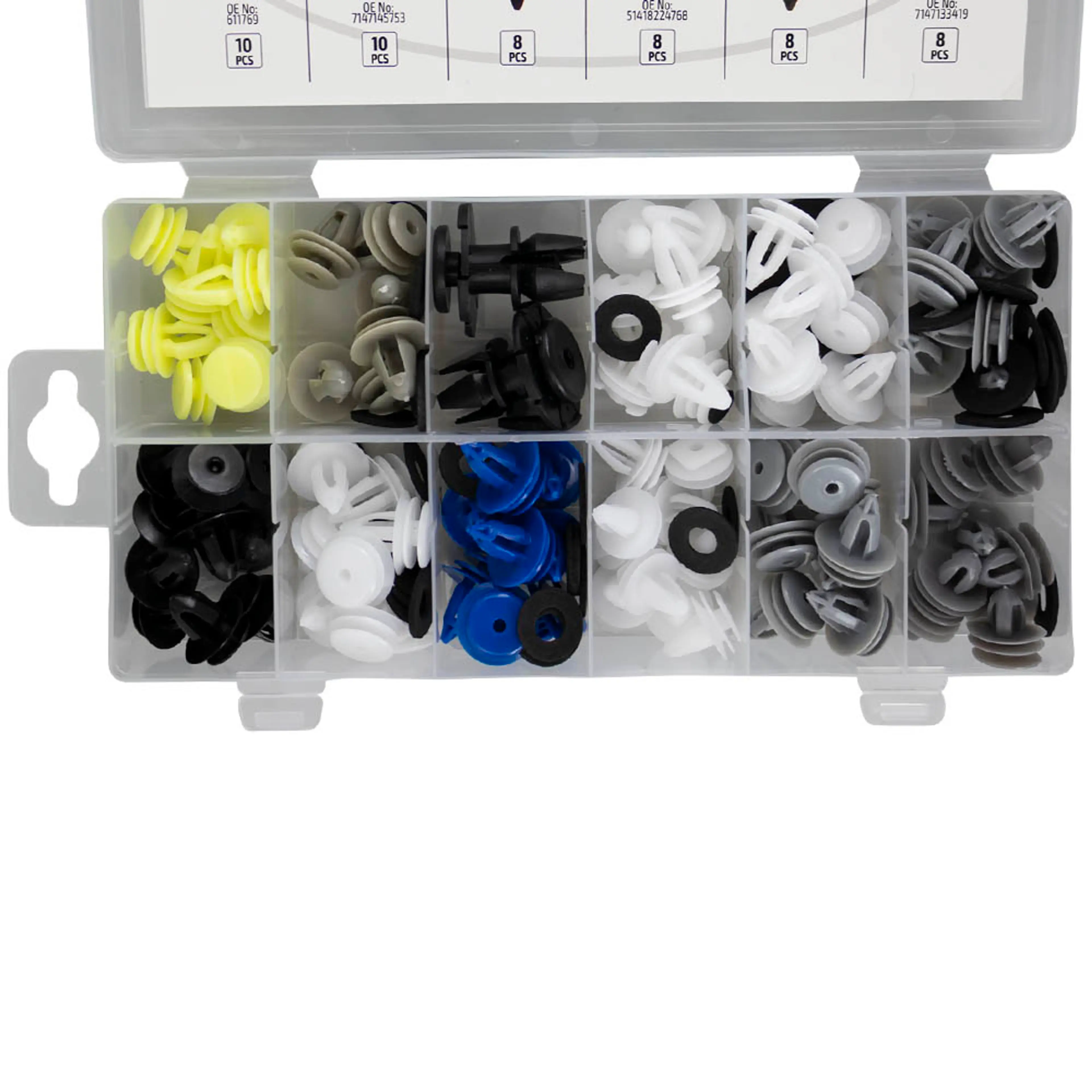 JBM ESTUCHE DE CLIPS BMW/MINI PARA PANEL DE PUERTA/MOLDURA 92PCS