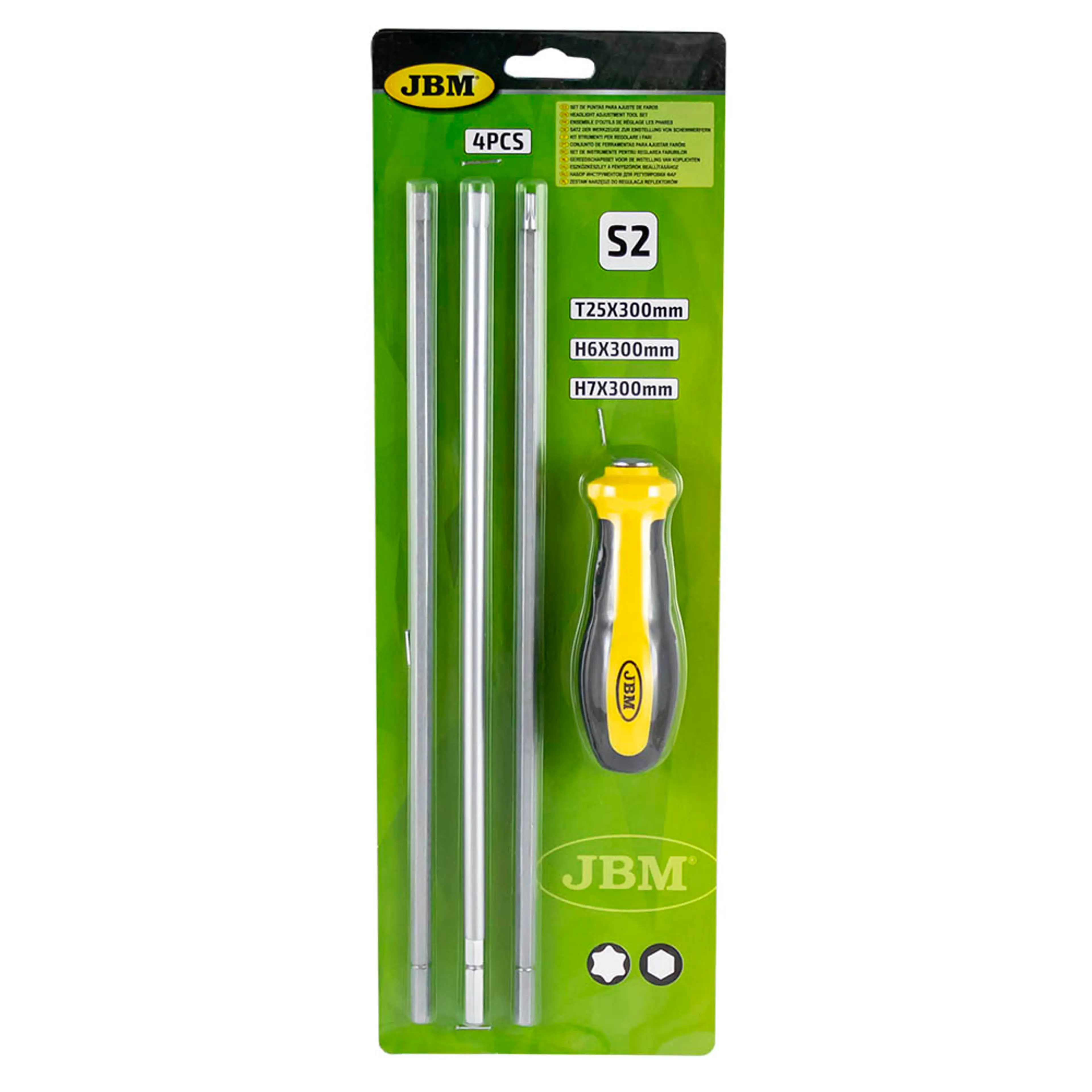 JBM SET DE PUNTAS PARA AJUSTE DE FAROS
