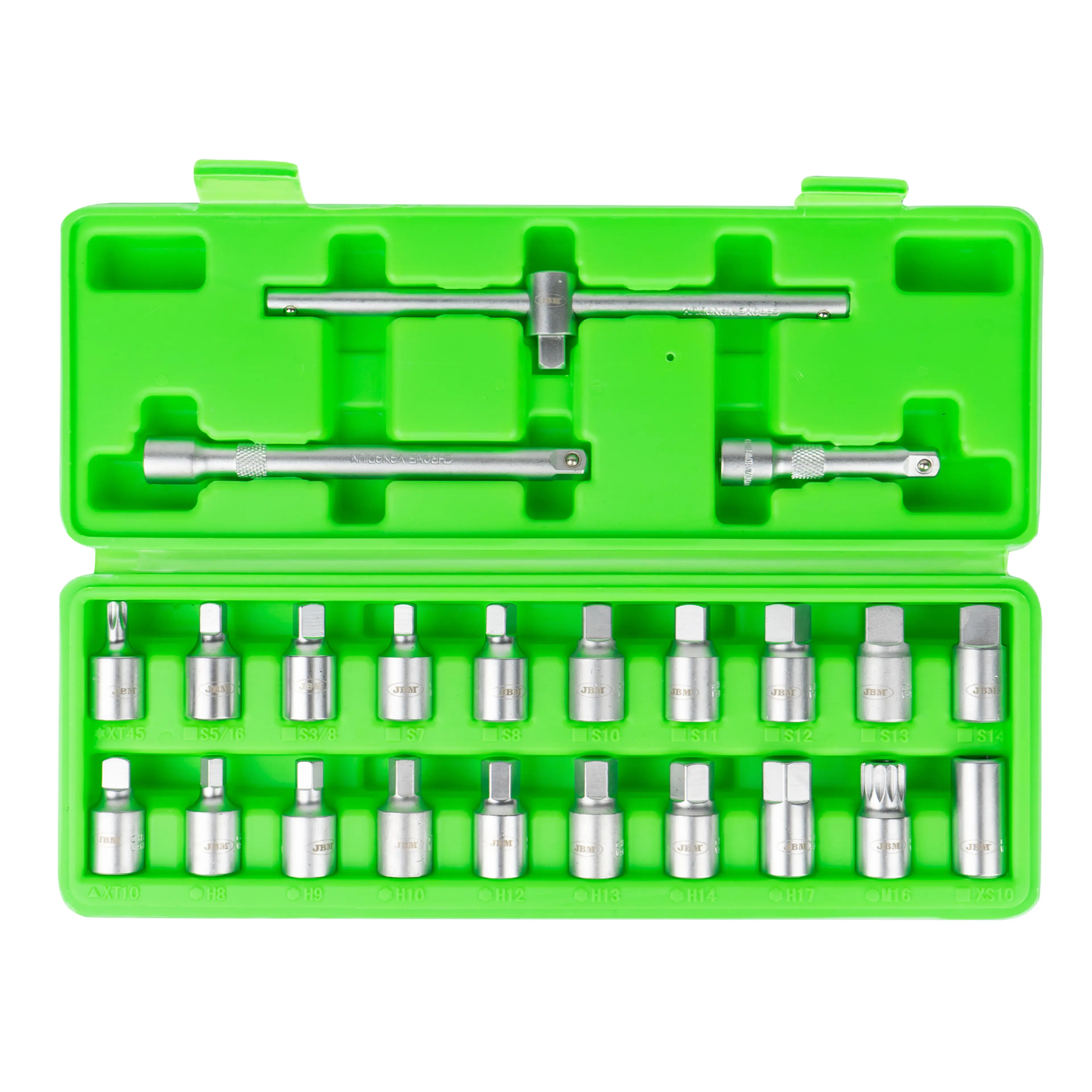 JBM JUEGO DE VASOS PARA TAPONES DE CÁRTER 23PCS