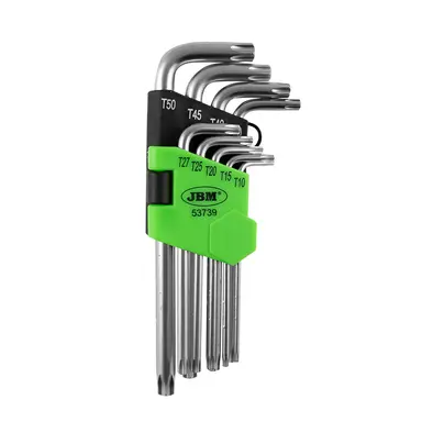 JBM SET DE 9 LLAVES TORX LARGAS