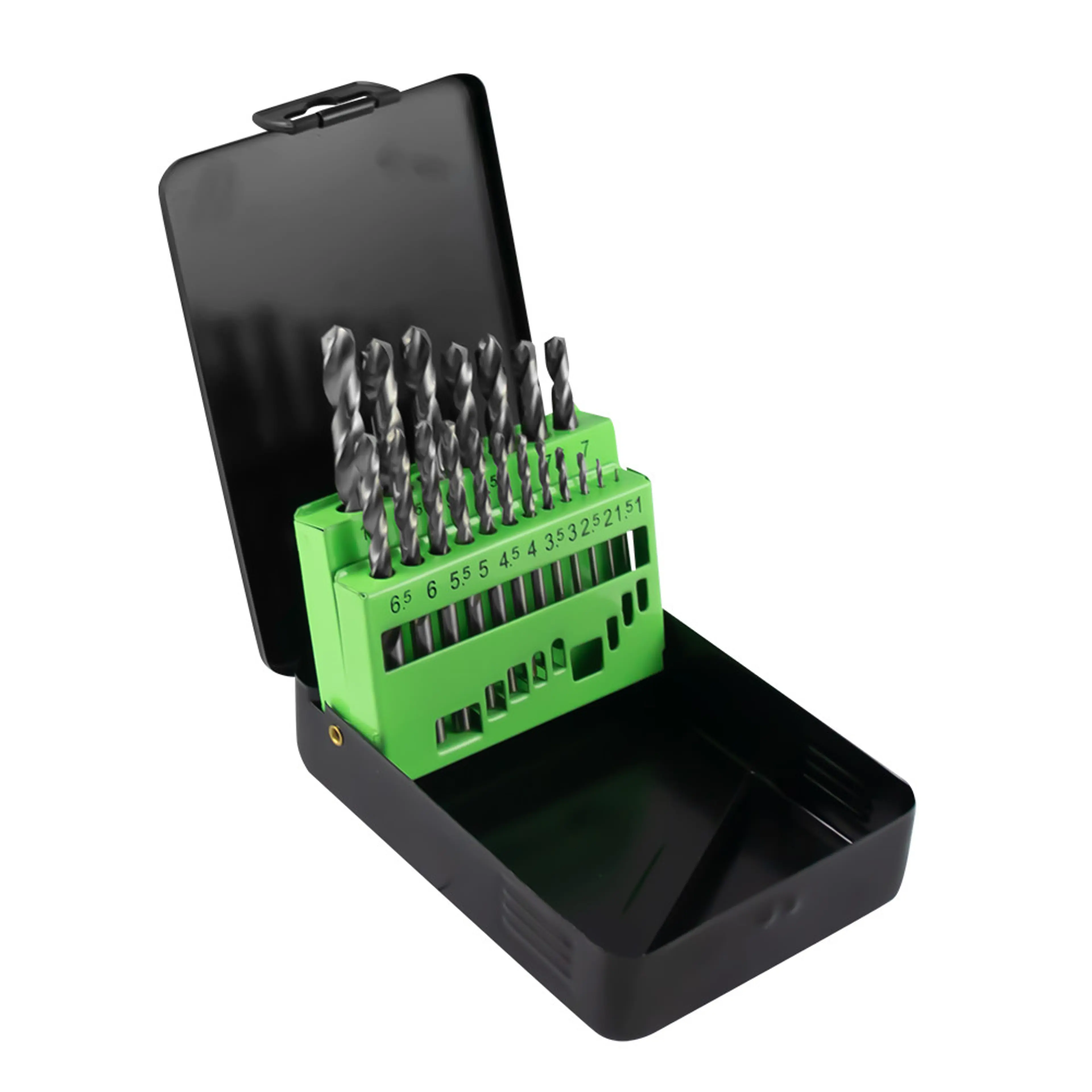 JBM ESTUCHE DE BROCAS HELICOIDALES 1-10MM HSS 4341