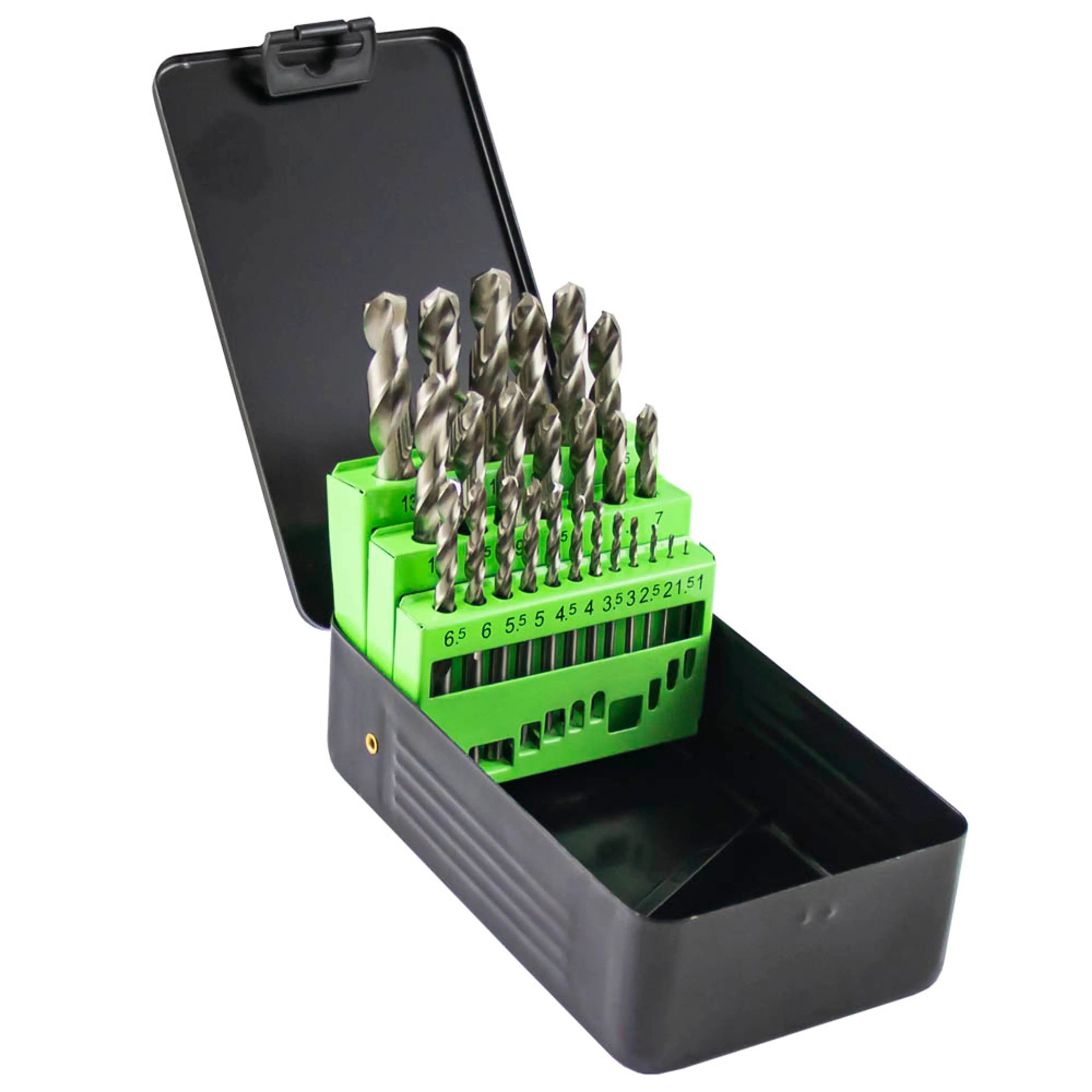 JBM ESTUCHE DE BROCAS HELICOIDALES 1-13MM HSS 4341