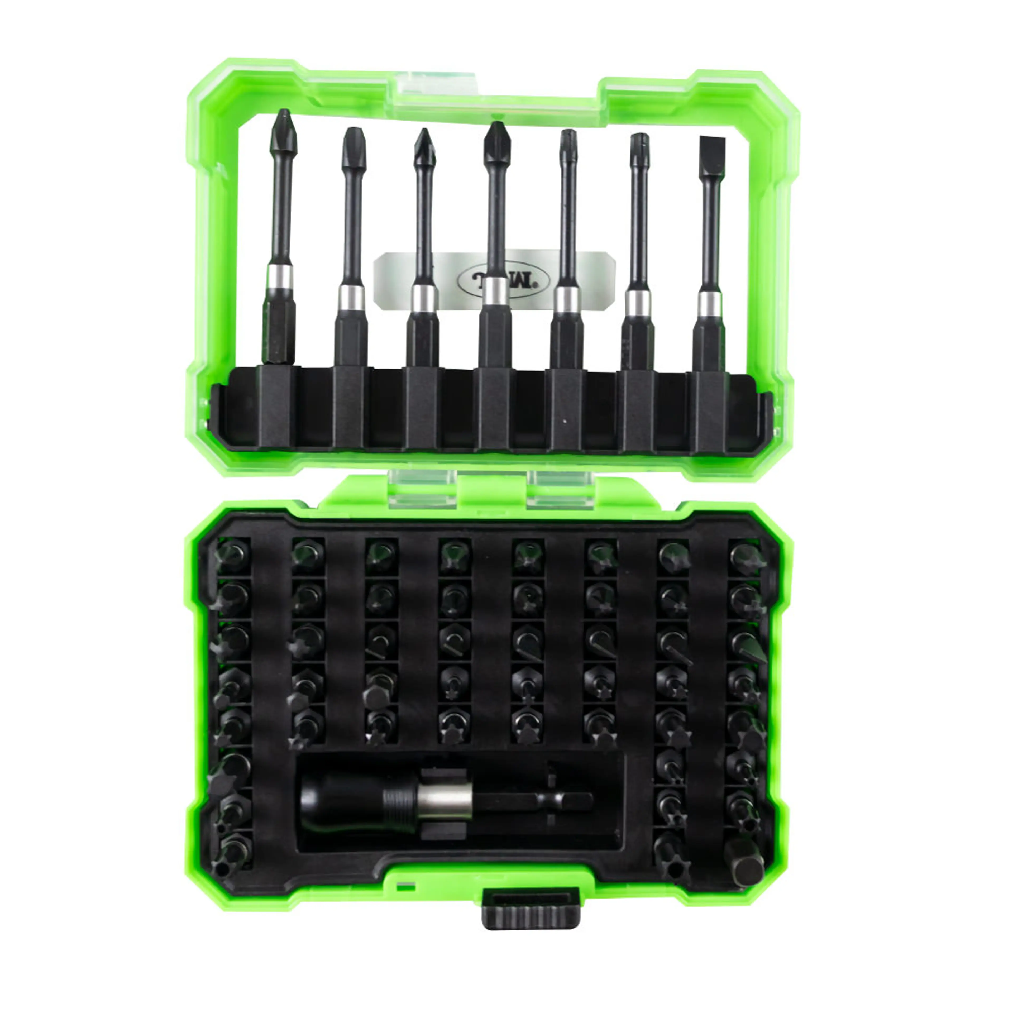 JBM ESTUCHE DE PUNTAS DE IMPACTO CON ADAPTADOR RÁPIDO S2 - ACABADO NEG