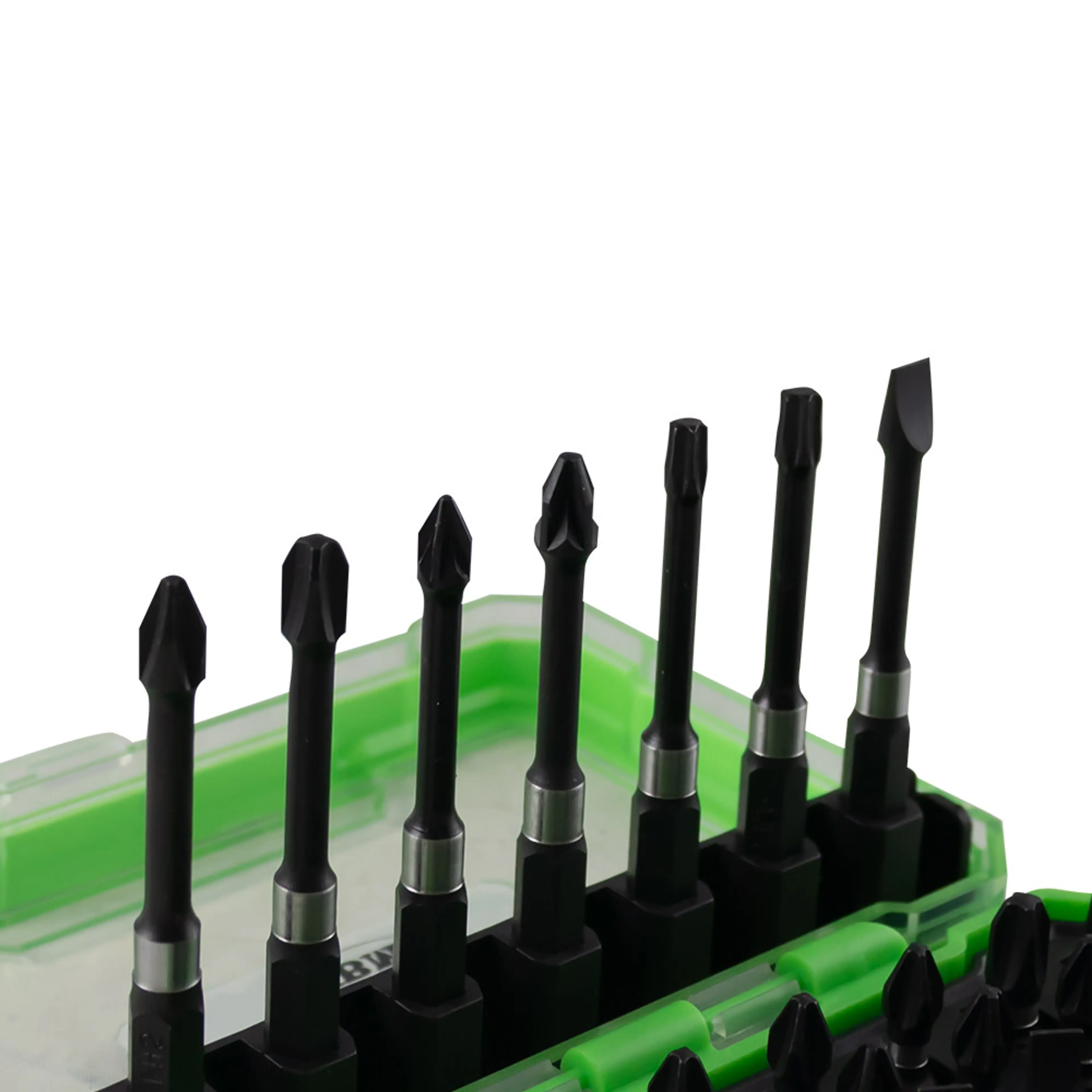 JBM ESTUCHE DE PUNTAS DE IMPACTO CON ADAPTADOR RÁPIDO S2 - ACABADO NEG