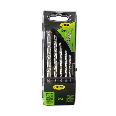 JBM ESTUCHE DE 5 BROCAS 4-10MM PARA ALBAÑILERÍA