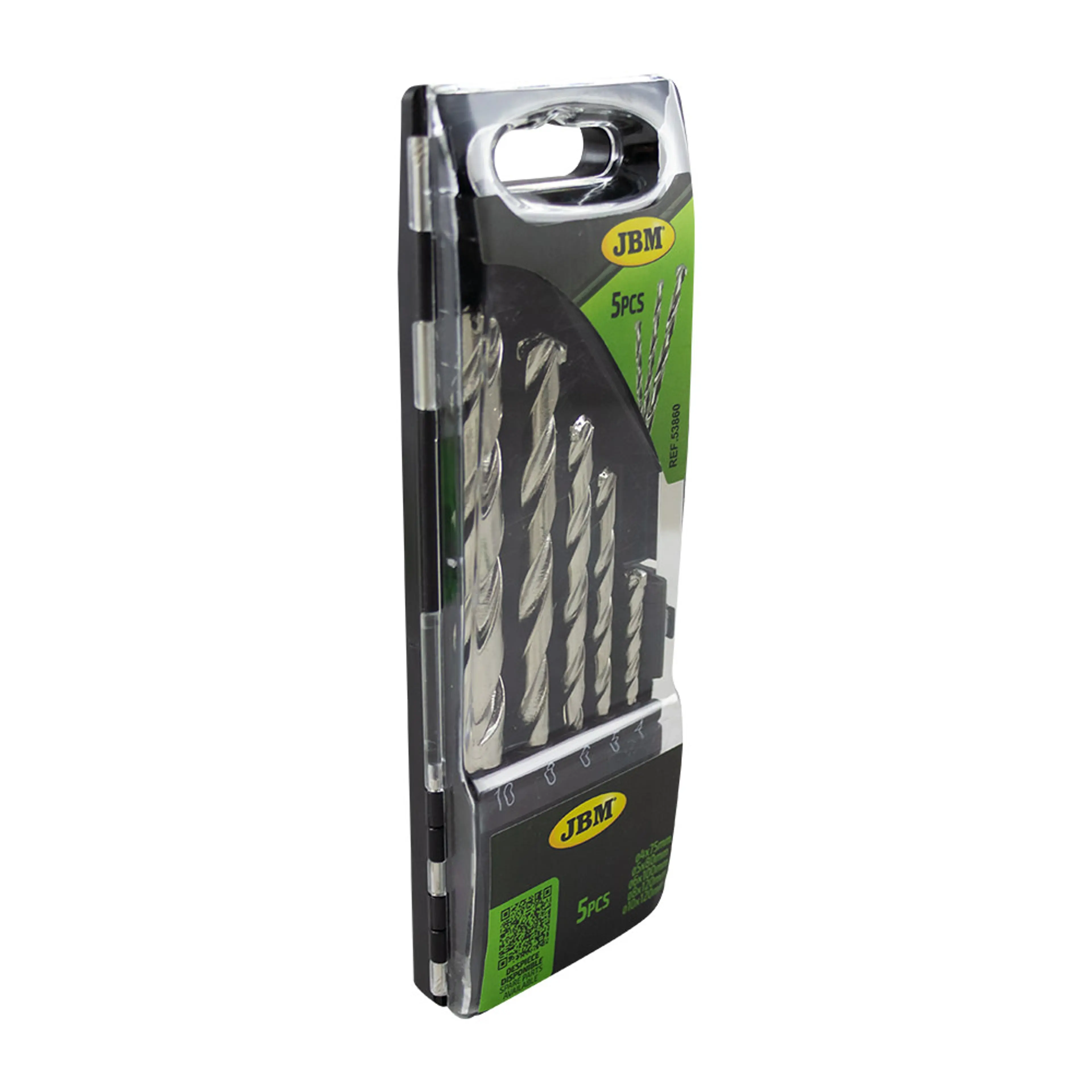 JBM ESTUCHE DE 5 BROCAS 4-10MM PARA ALBAÑILERÍA