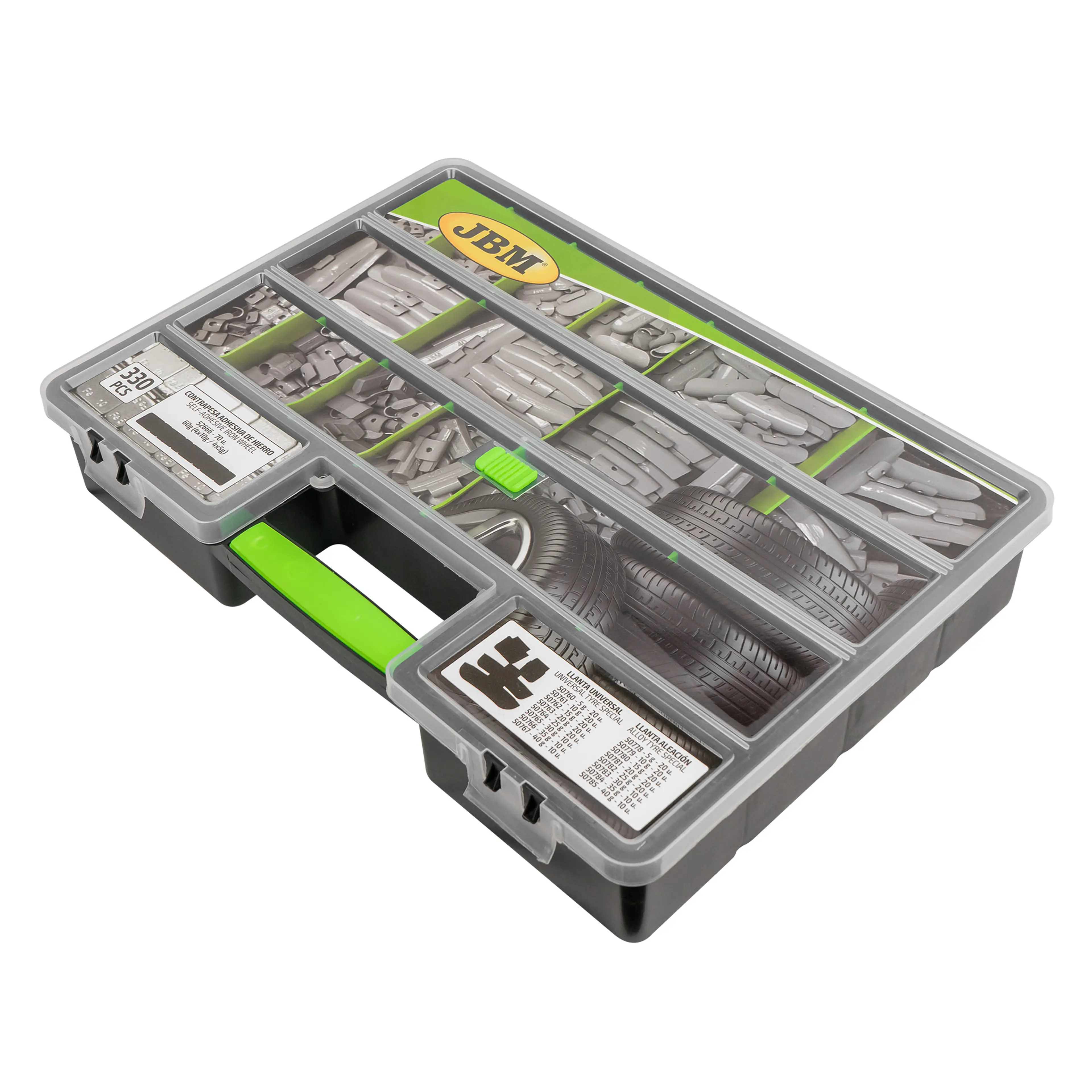 JBM ESTUCHE DE CONTRAPESAS SURTIDO