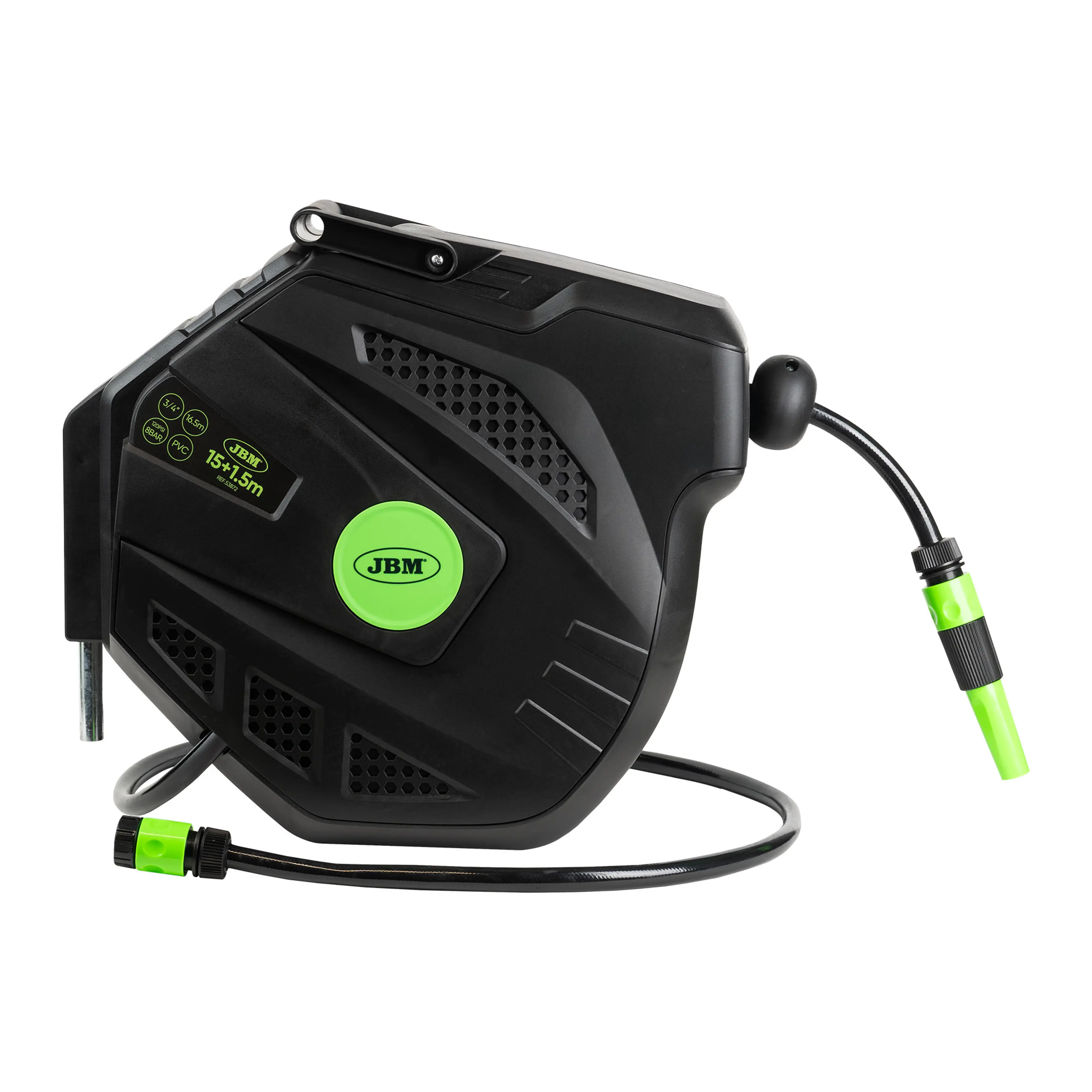 JBM CARRETE DE MANGUERA DE AGUA - 15+1,5M