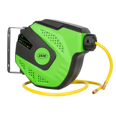 JBM CARRETE DE MANGUERA DE AIRE 10+1,5M- VERDE