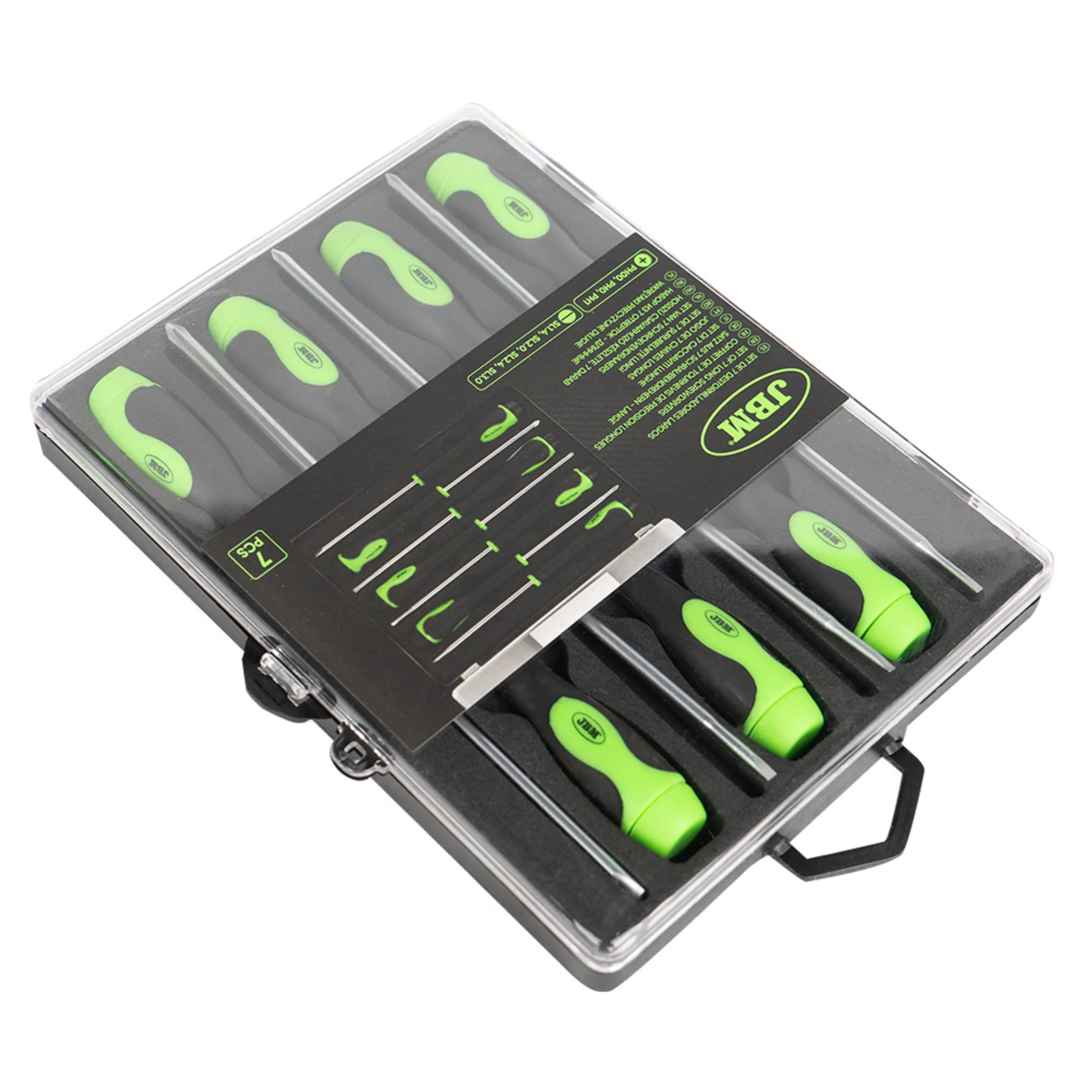 JBM SET DE 7 DESTORNILLADORES LARGOS