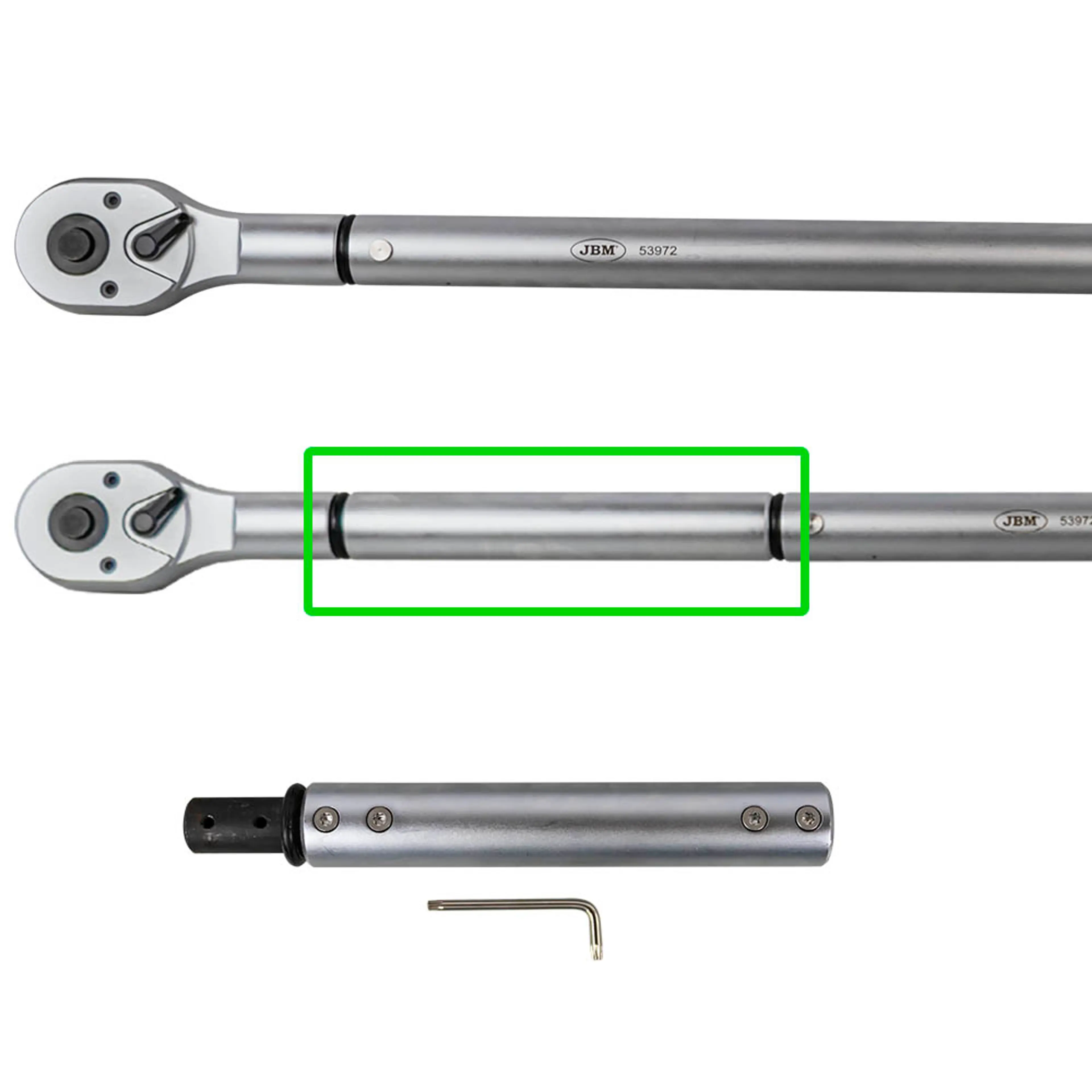 JBM LLAVE DINAMOMÉTRICA DE 3/4" EXTENSIBLE 100-1210MM