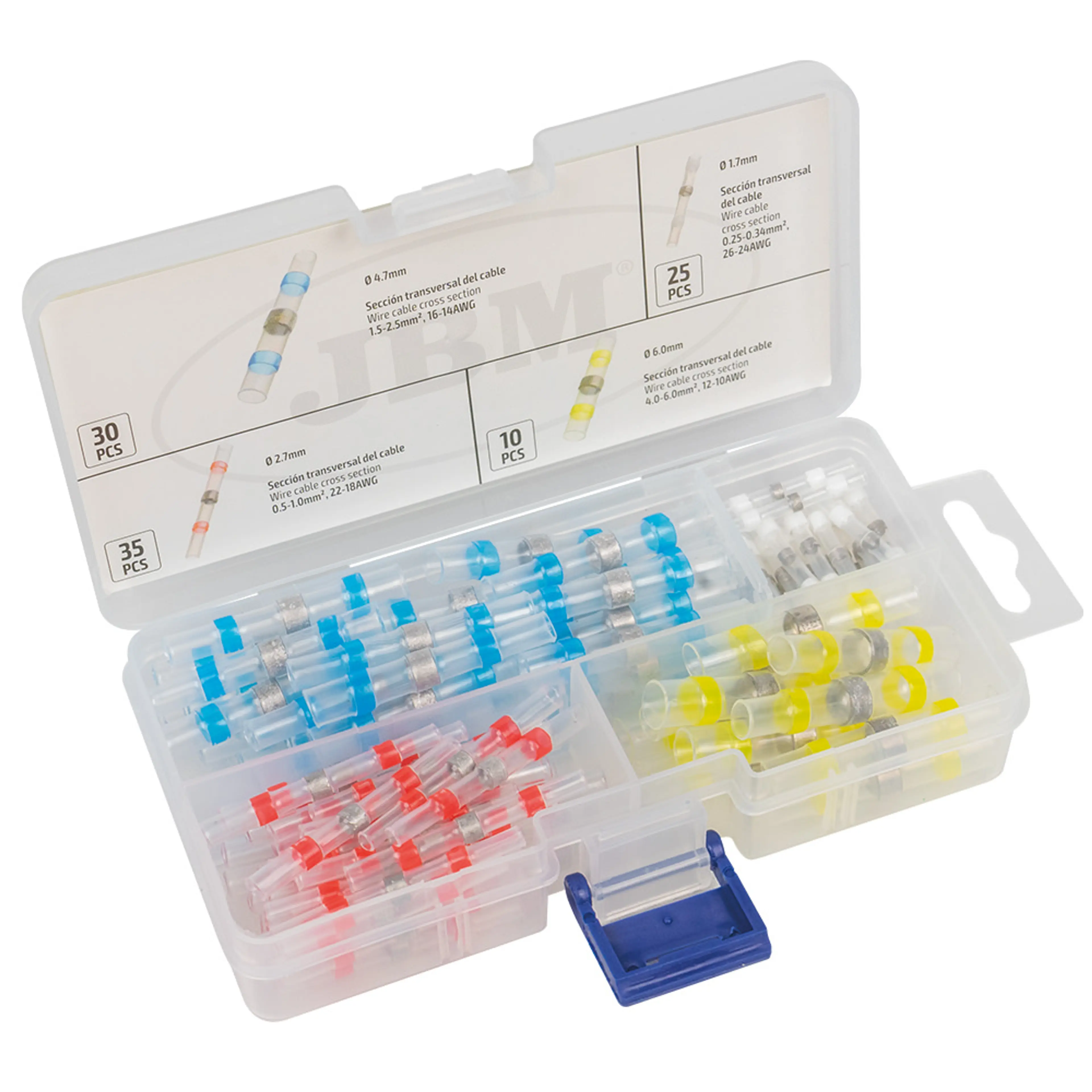 JBM SET DE MANGUITOS DE SOLDADURA TERMORETRÁCTILES 100PCS