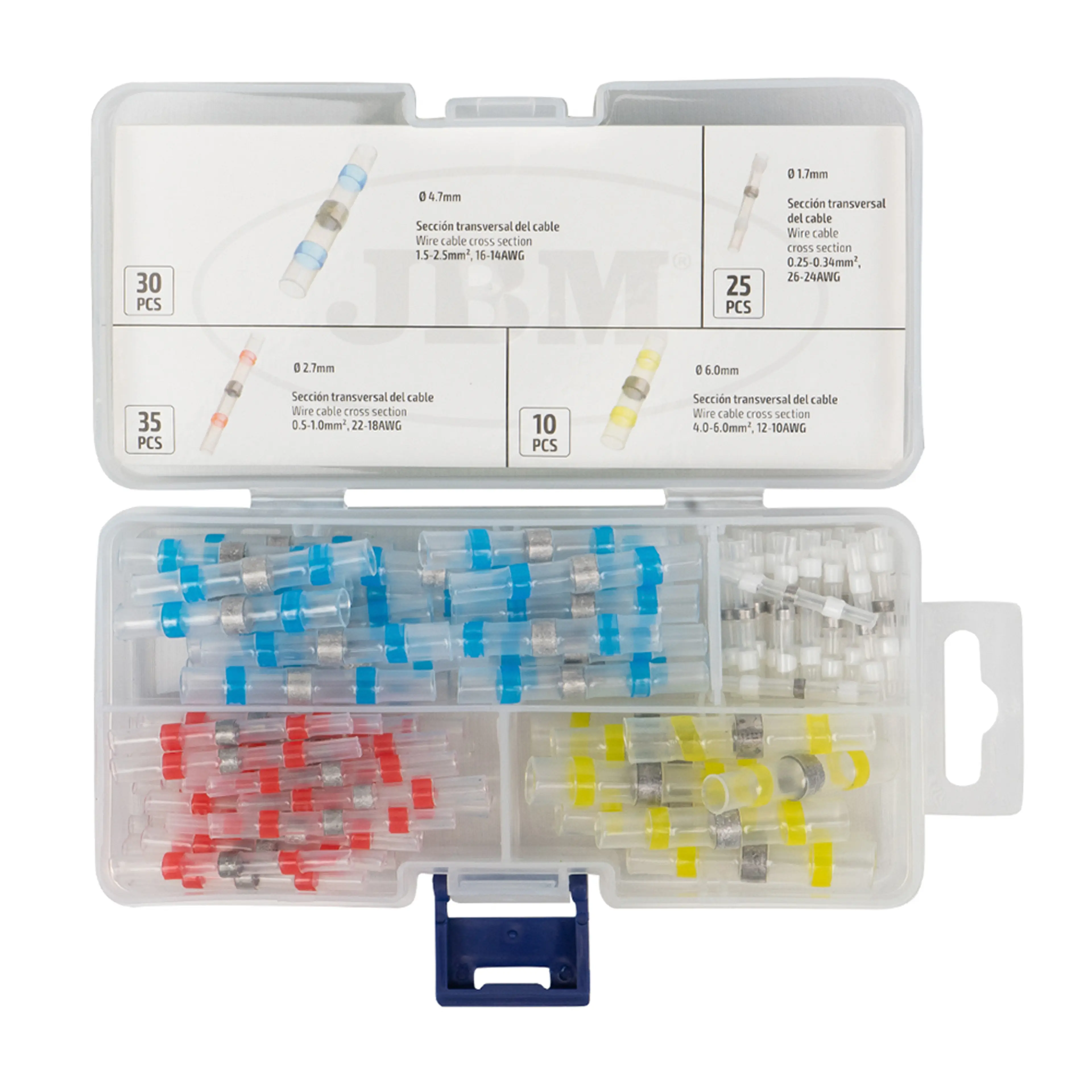 JBM SET DE MANGUITOS DE SOLDADURA TERMORETRÁCTILES 100PCS