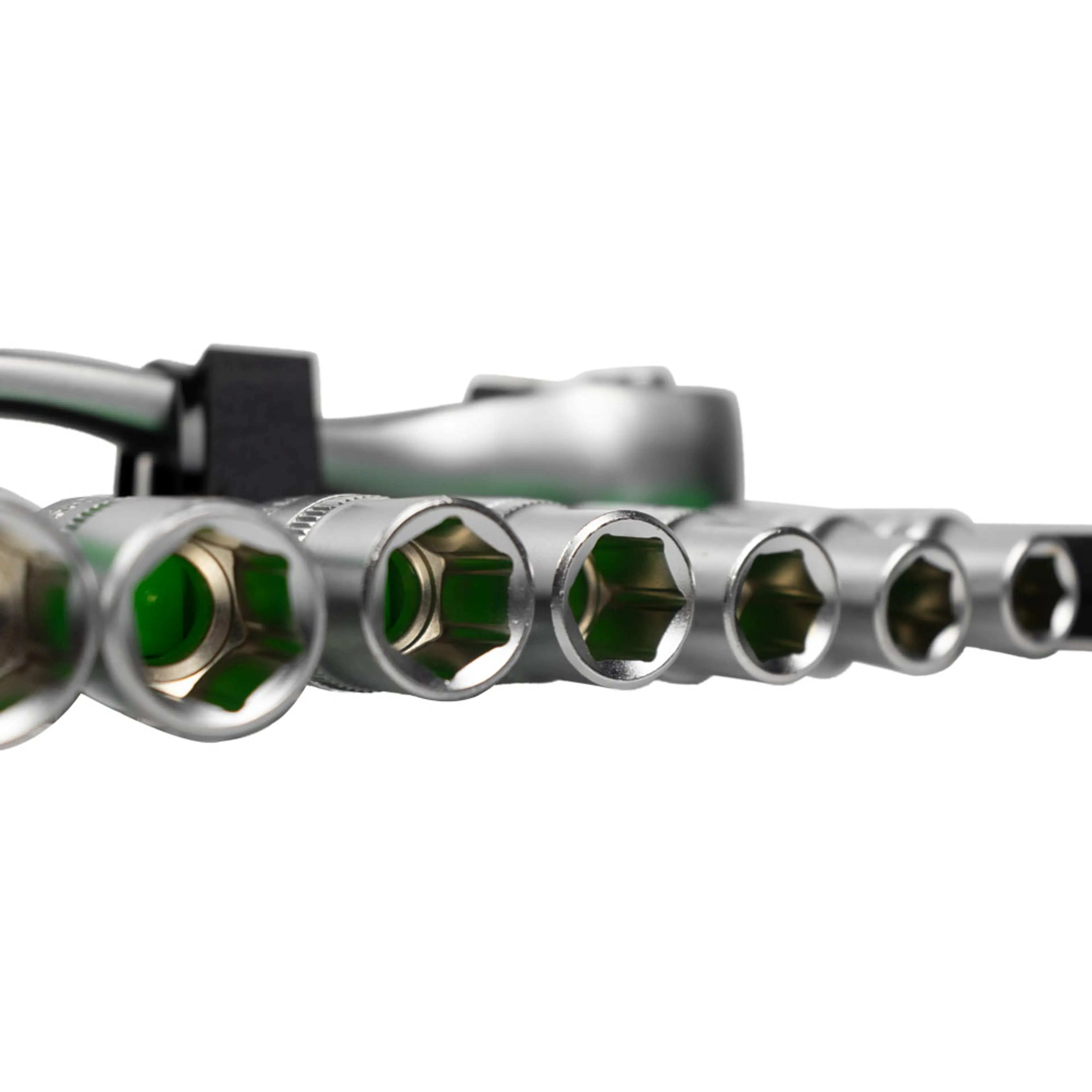 JBM CARRACA DE 1/2" CON CABEZAL CON 72 DIENTES 255MM Y VASOS HEXAGONAL