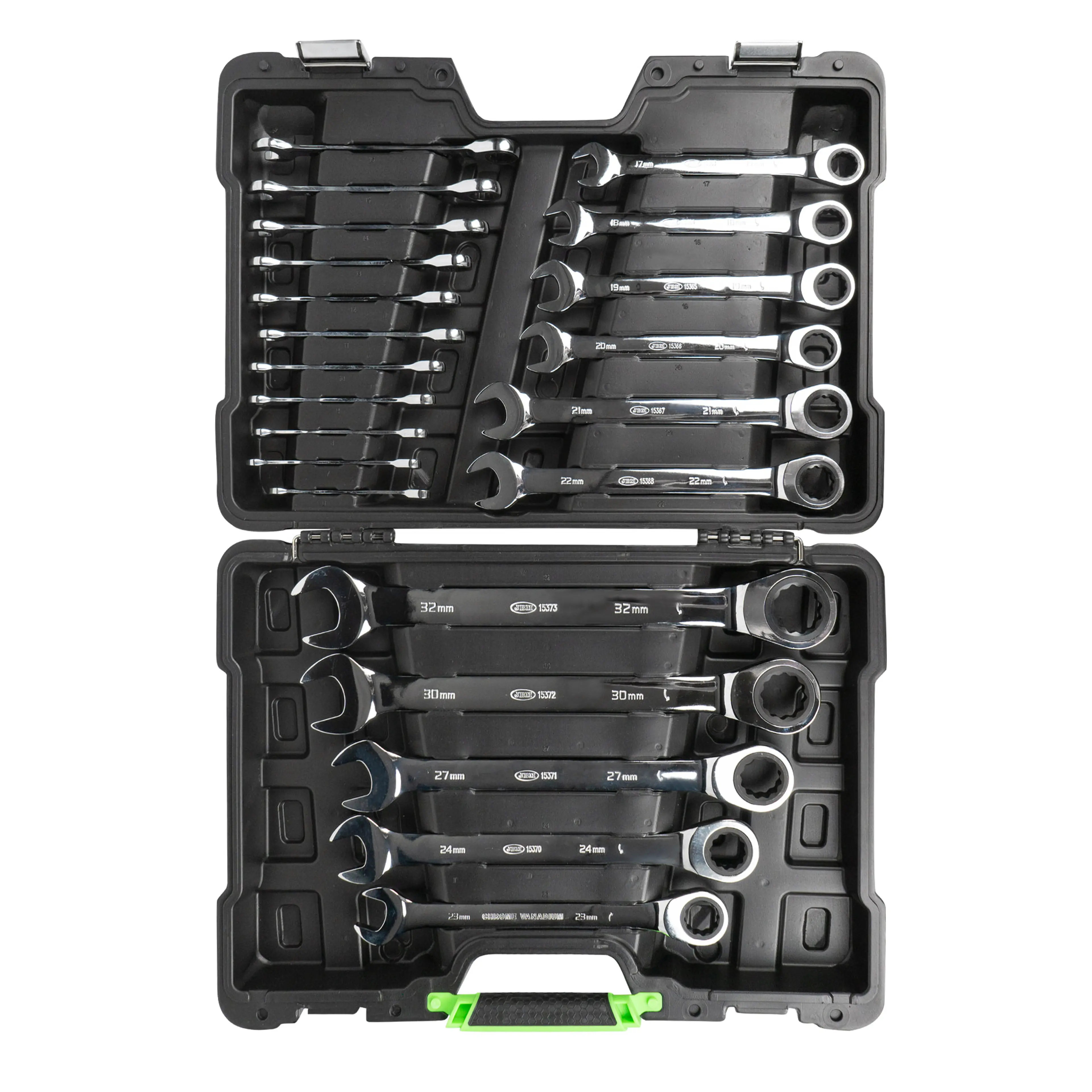 JBM SET DE 22 LLAVES COMBINADAS CON TRINQUETE EN MALETÍN