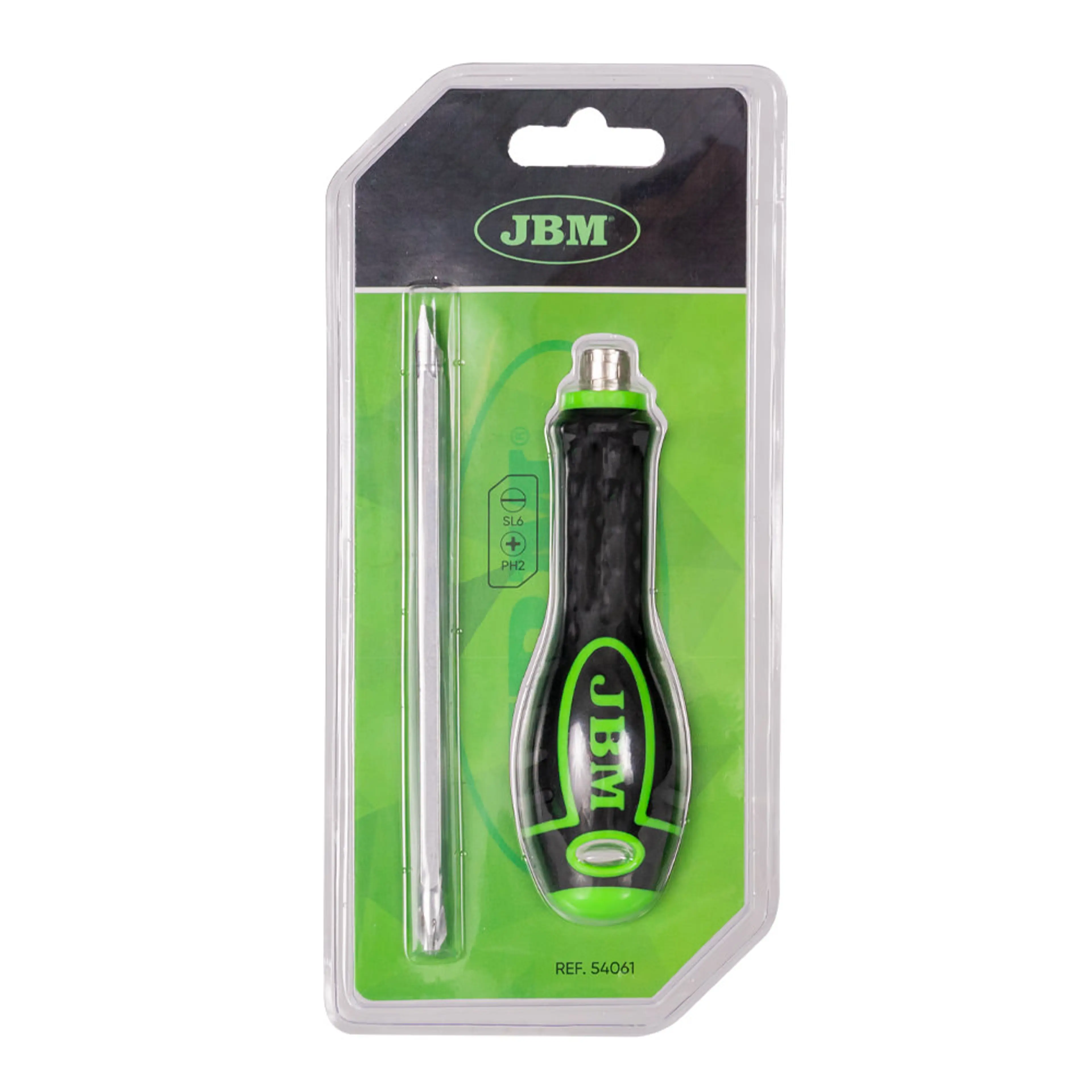 JBM DESTORNILLADOR REVERSIBLE PLANO ESTRELLA 6X100MM