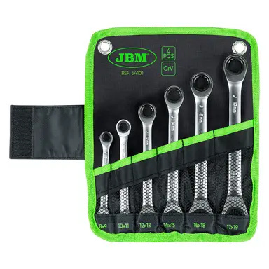 JBM SET DE 6 LLAVES CON TRINQUETE