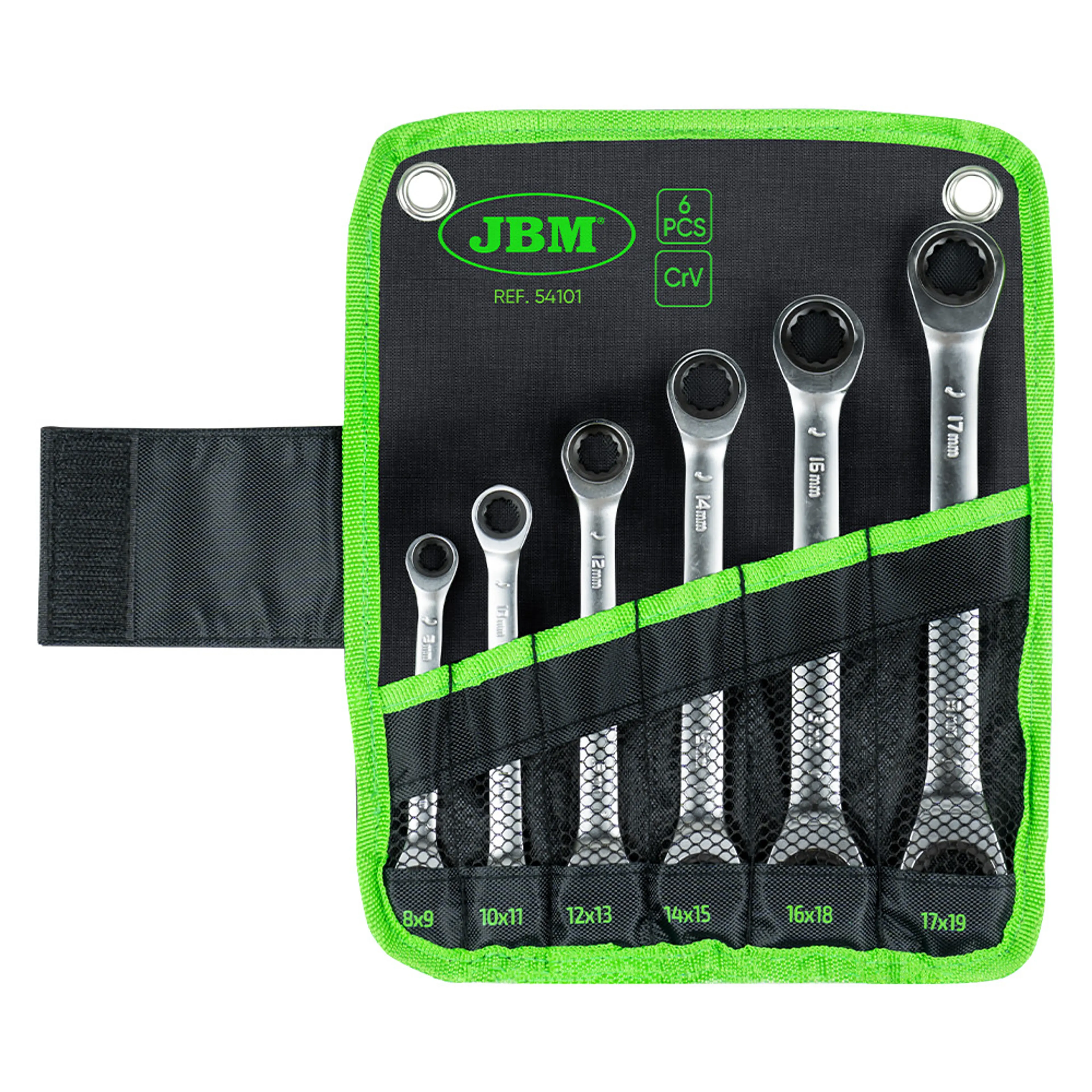 JBM SET DE 6 LLAVES CON TRINQUETE