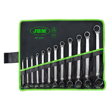 JBM SET DE 12 LLAVES ACODADAS DE 12 CANTOS