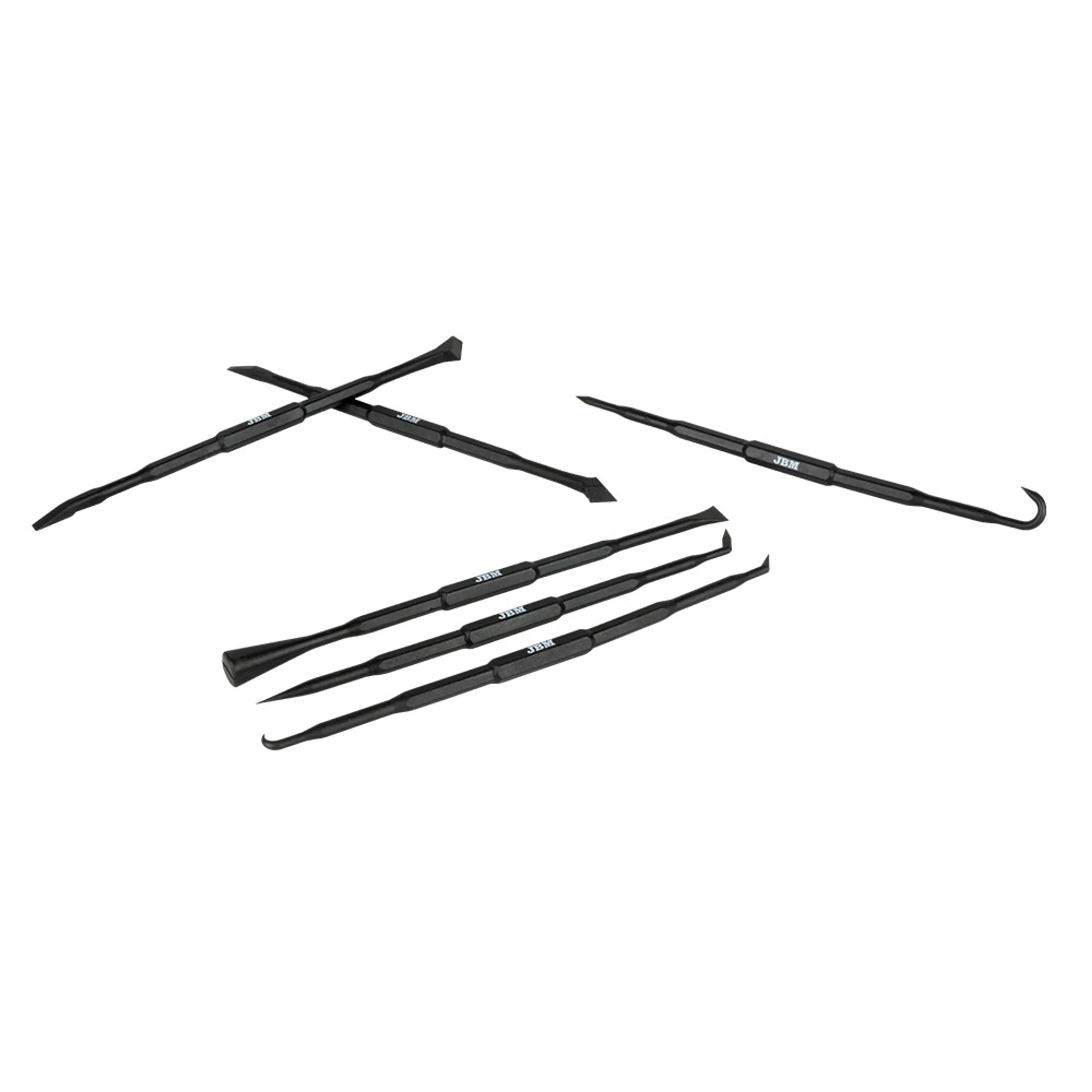 JBM SET DE GANCHOS, PUAS Y PALANCAS ANTIMARCAS (6 PCS)