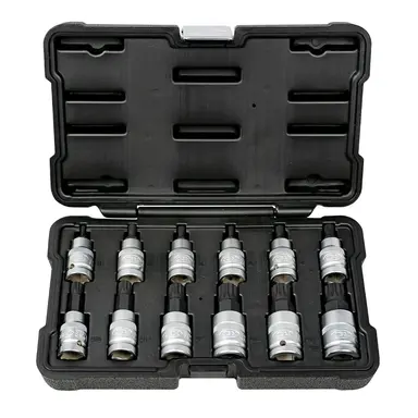 JBM SET DE 12 PUNTAS DE 12 CANTOS DE 1/2"