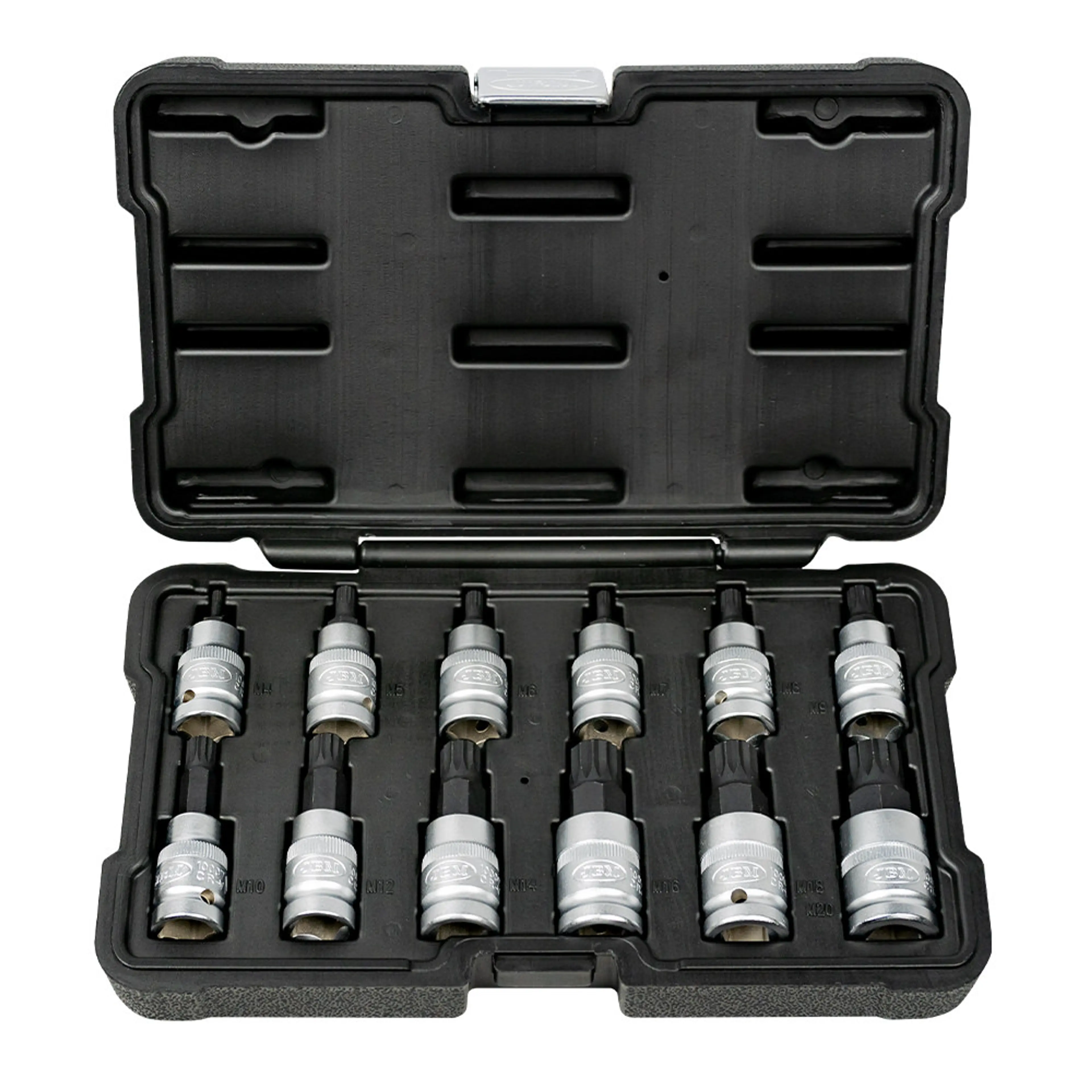 JBM SET DE 12 PUNTAS DE 12 CANTOS DE 1/2"