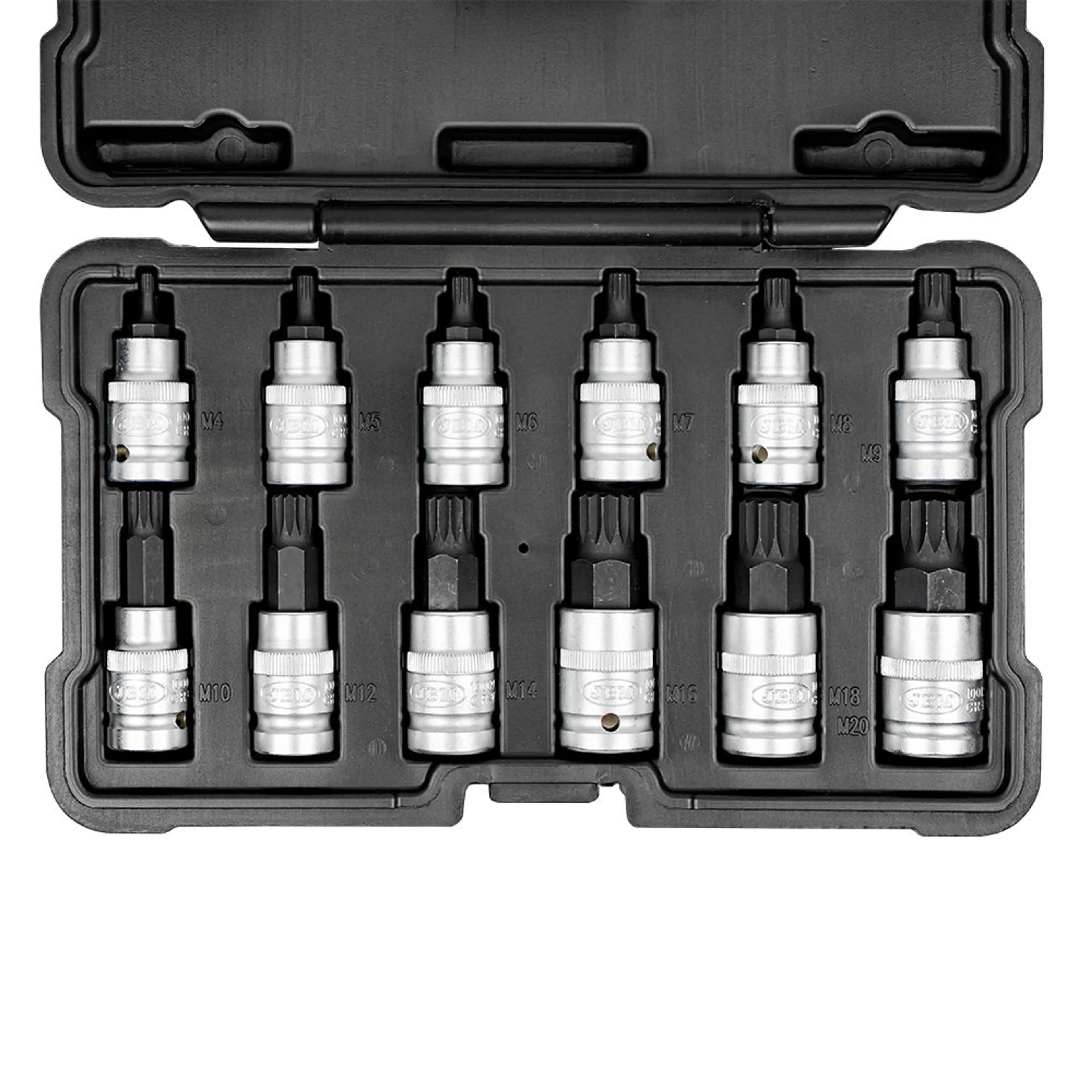 JBM SET DE 12 PUNTAS DE 12 CANTOS DE 1/2"