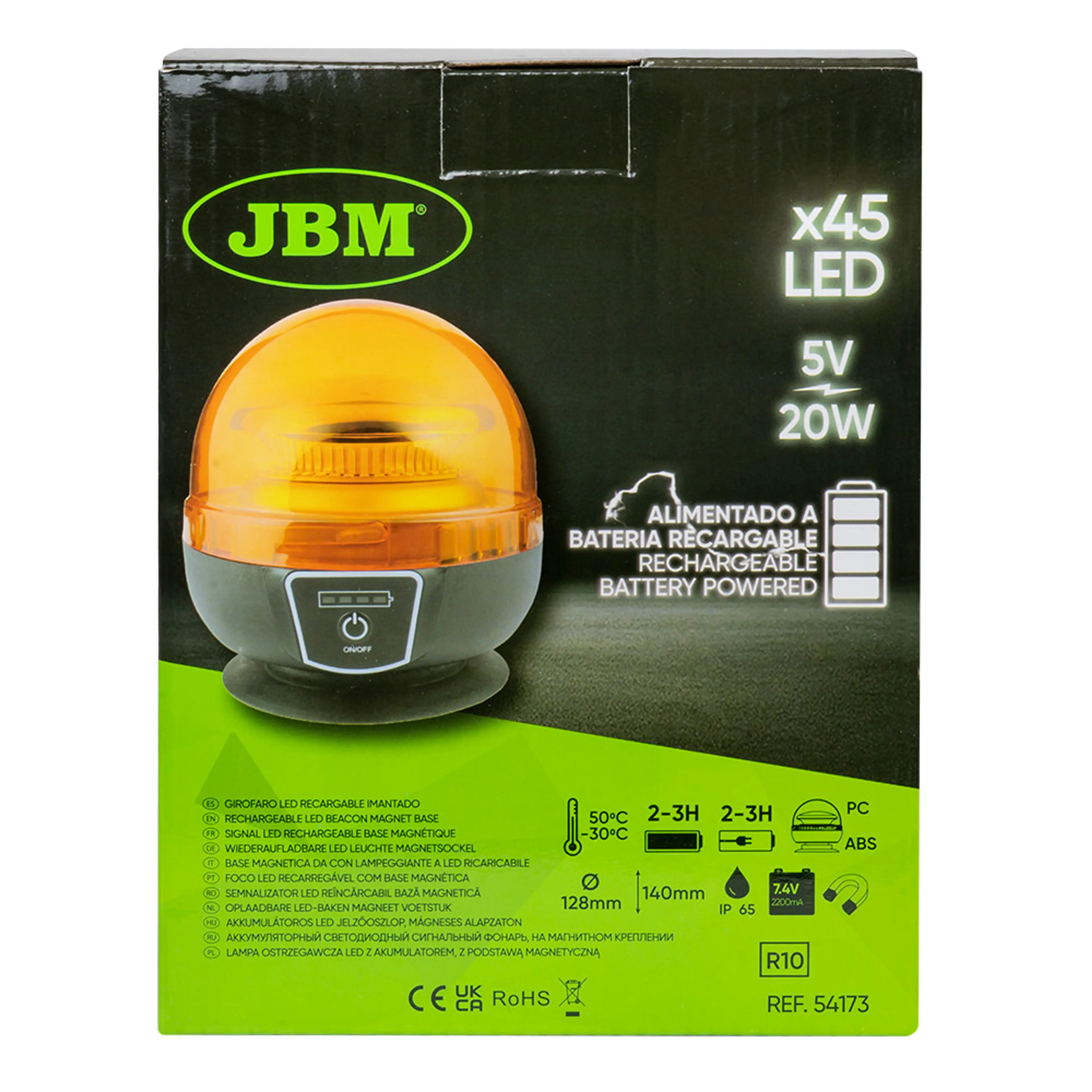 JBM GIROFARO LED RECARGABLE IMANTADO
