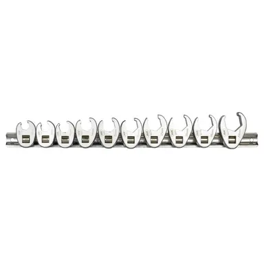 JBM SET DE 10 LLAVES CROWFOOT DE 3/8"
