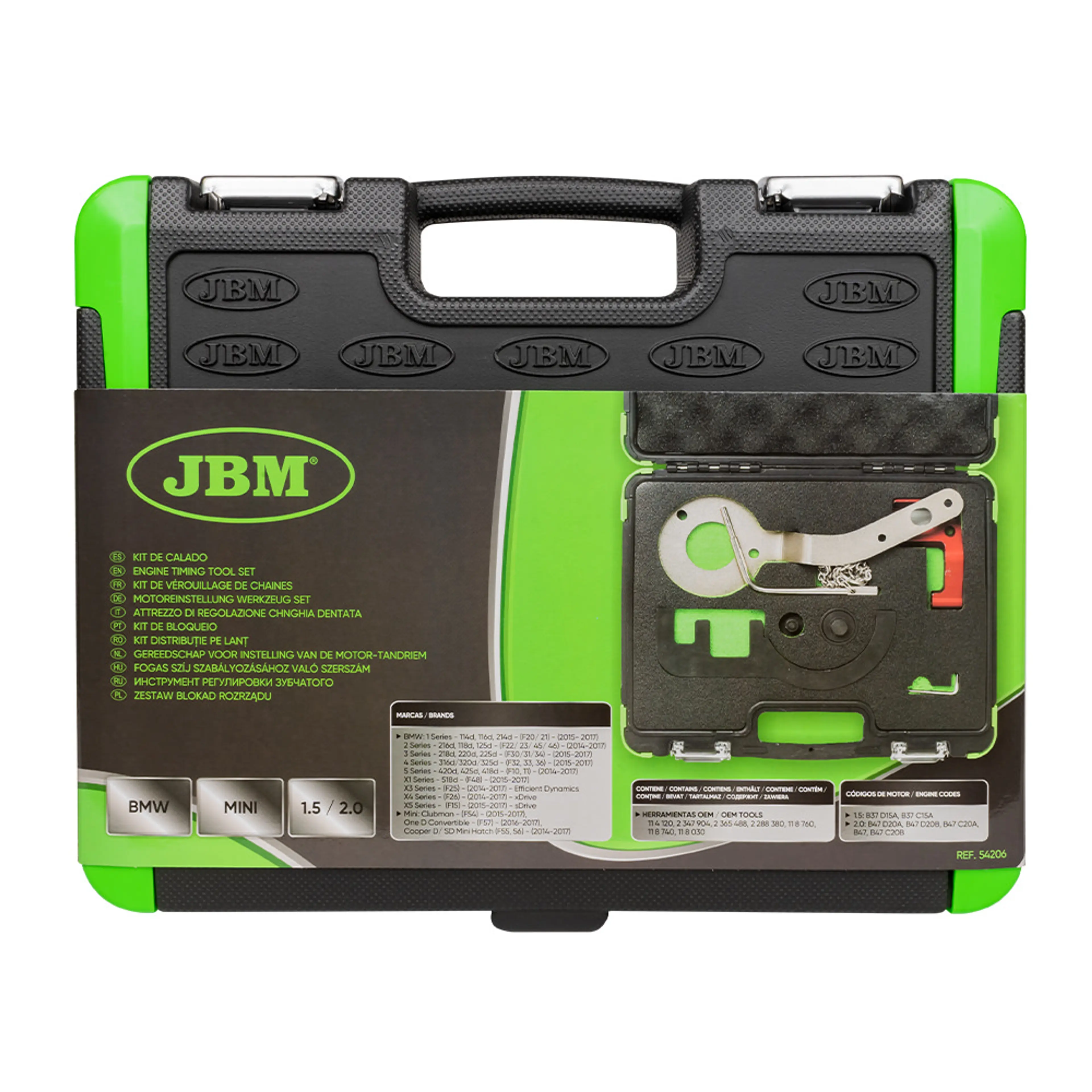 JBM KIT DE CALADO BMW/MINI 1.5, 2.0L