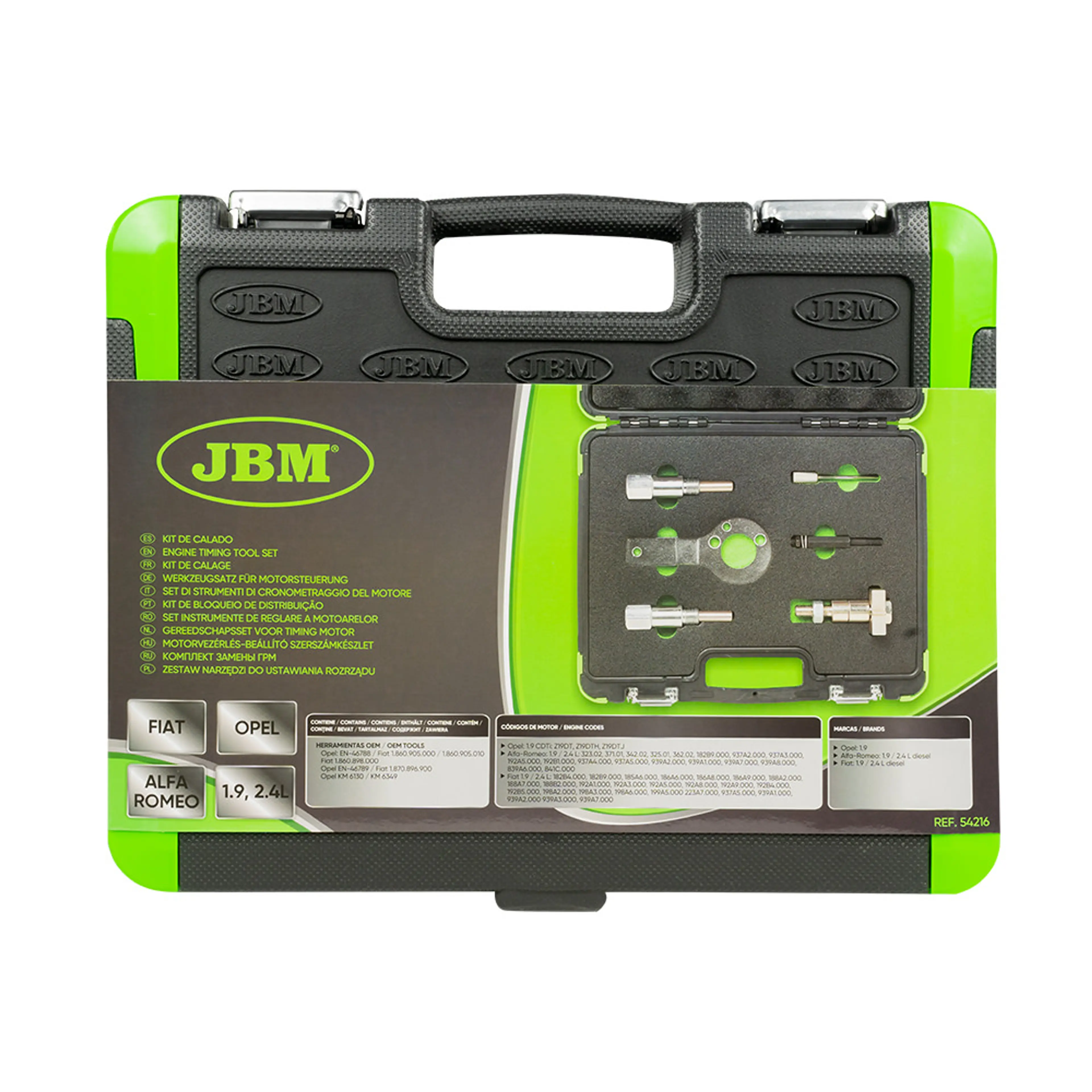 JBM KIT DE CALADO FIAT/OPEL/ALFA 1.9, 2.4L 16V