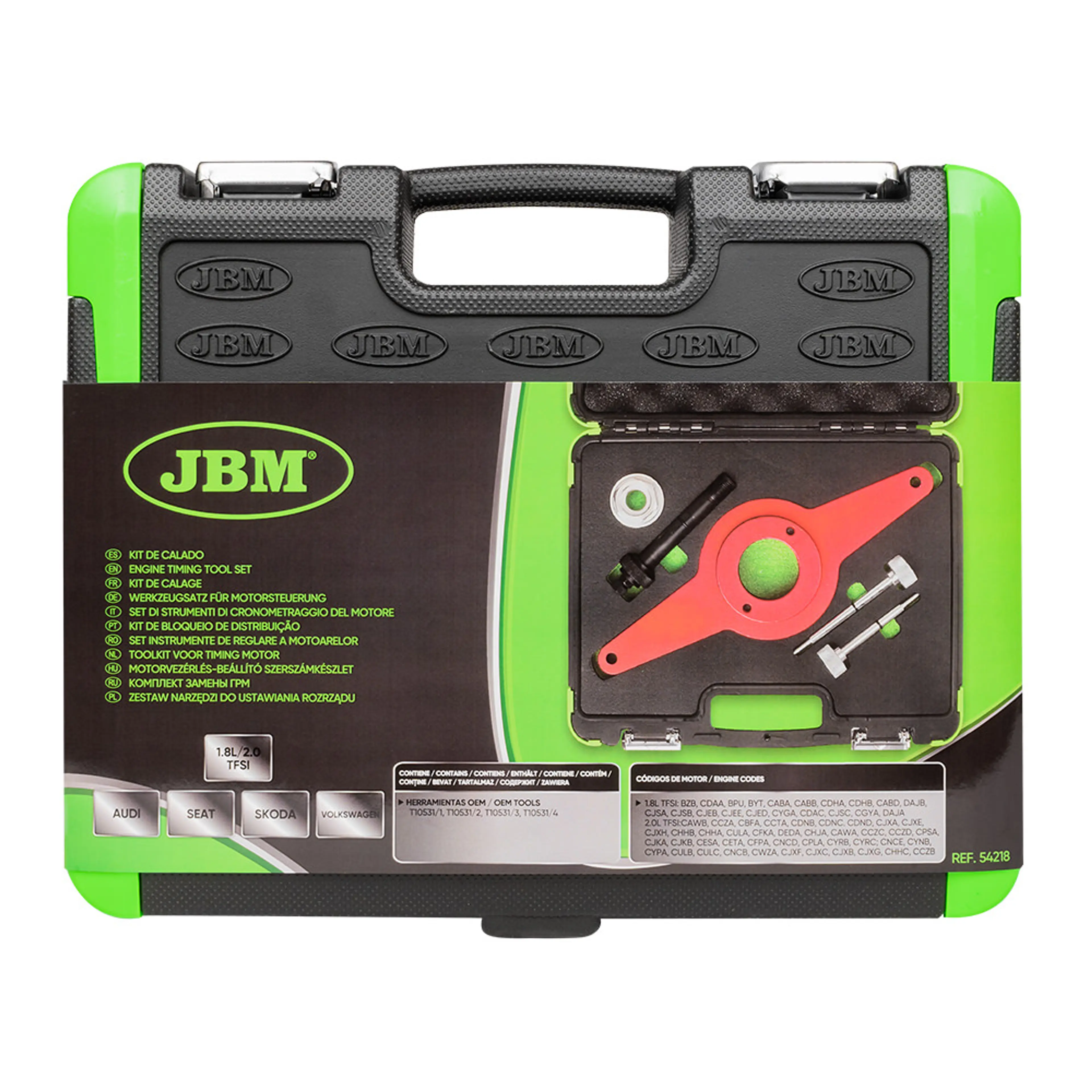 JBM KIT DE HERRAMIENTAS PARA AMORTIGUADOR DE VIBRACIONES GRUPO VAG
