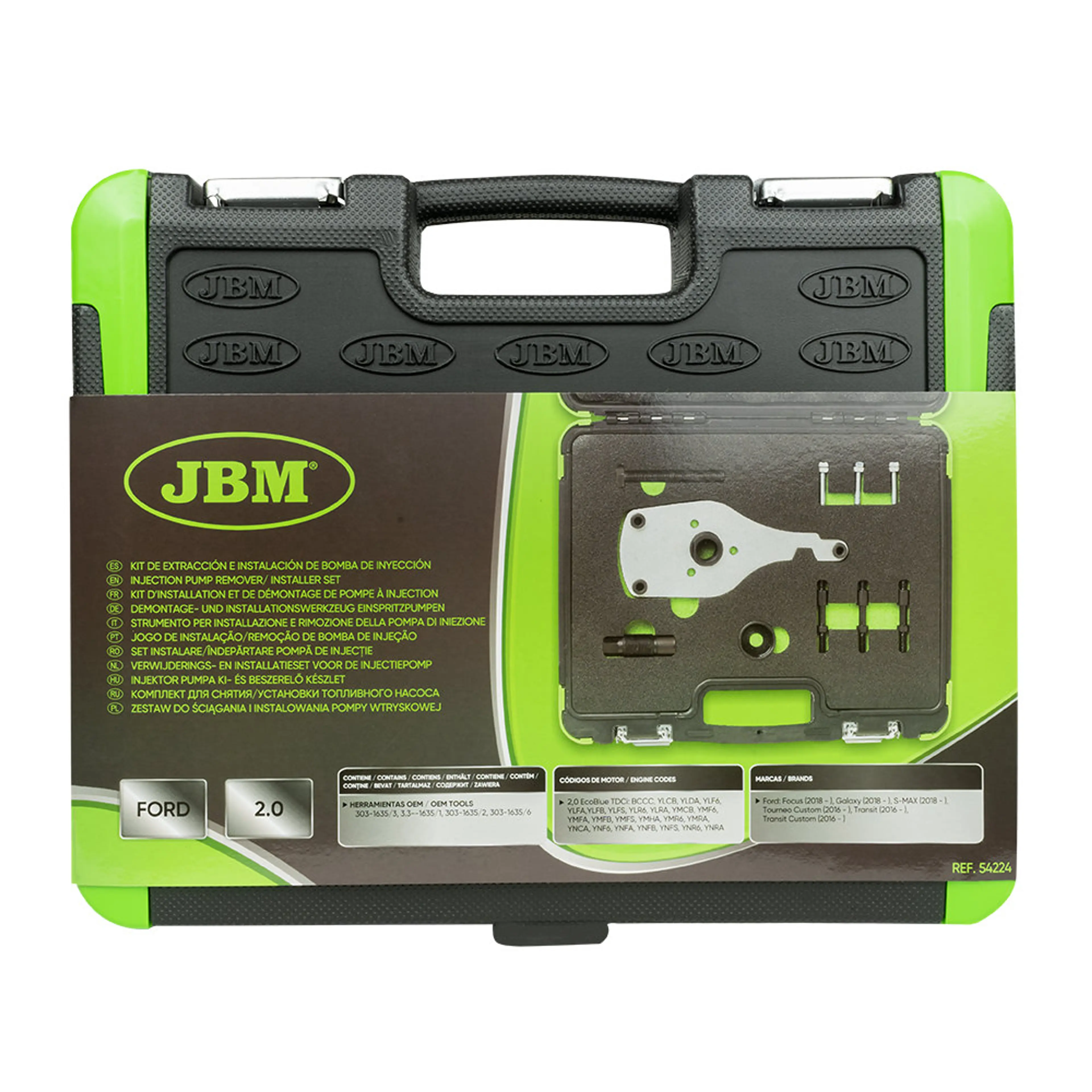 JBM KIT DE EXTRACCIÓN E INSTALACIÓN DE BOMBA DE INYECCIÓN FORD 2.0