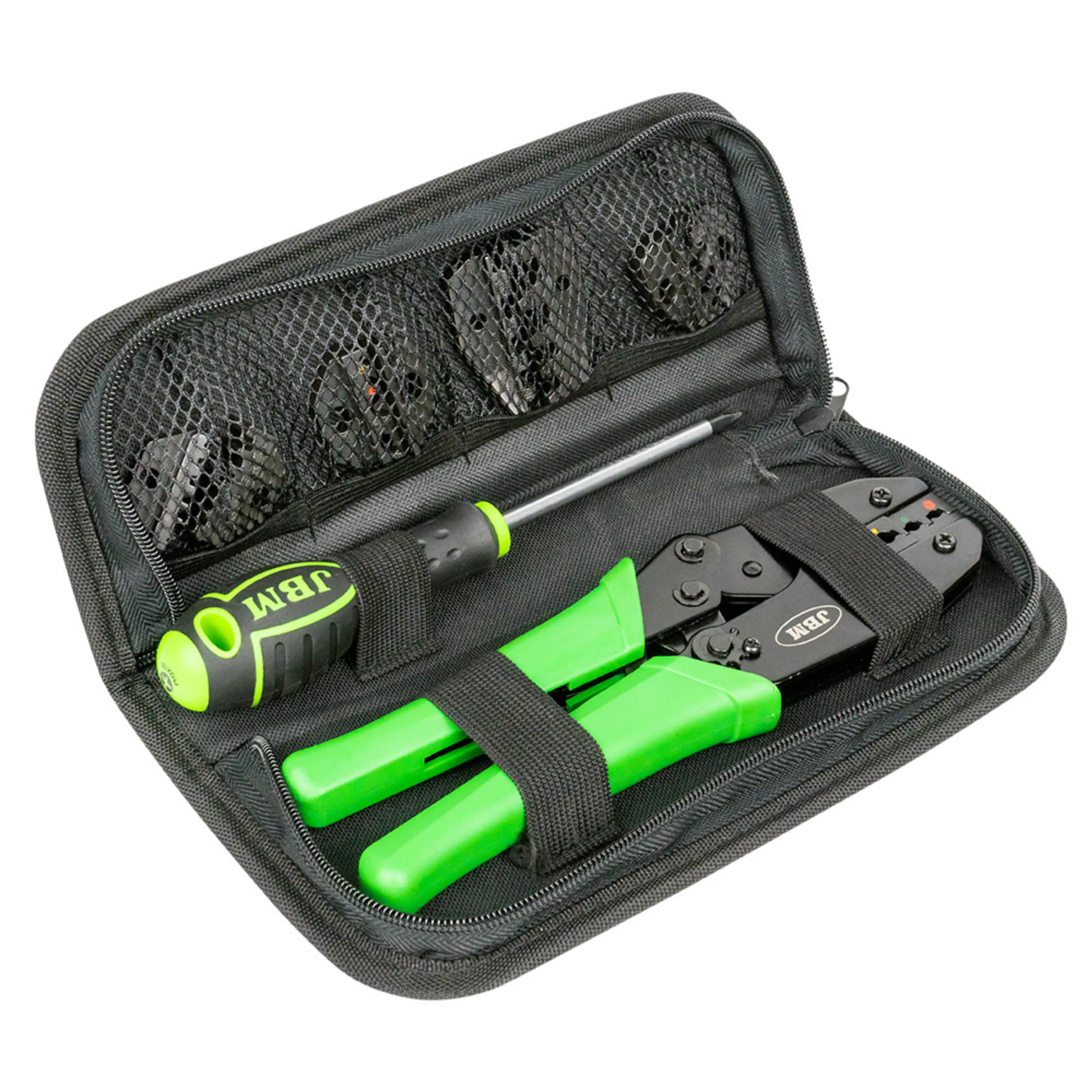 JBM ALICATE PARA TERMINALES CON PUNTA INTERCAMBIABLE