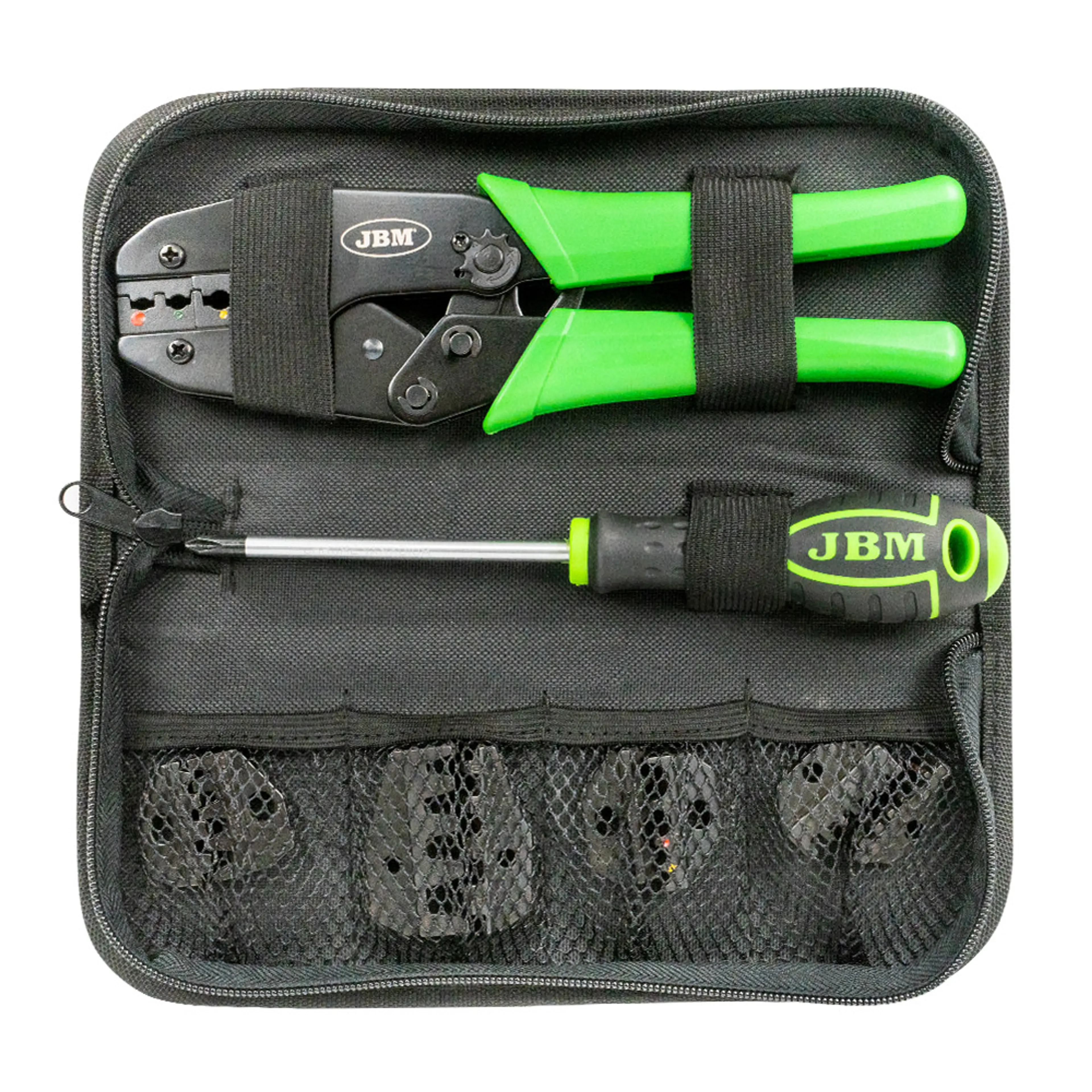 JBM ALICATE PARA TERMINALES CON PUNTA INTERCAMBIABLE