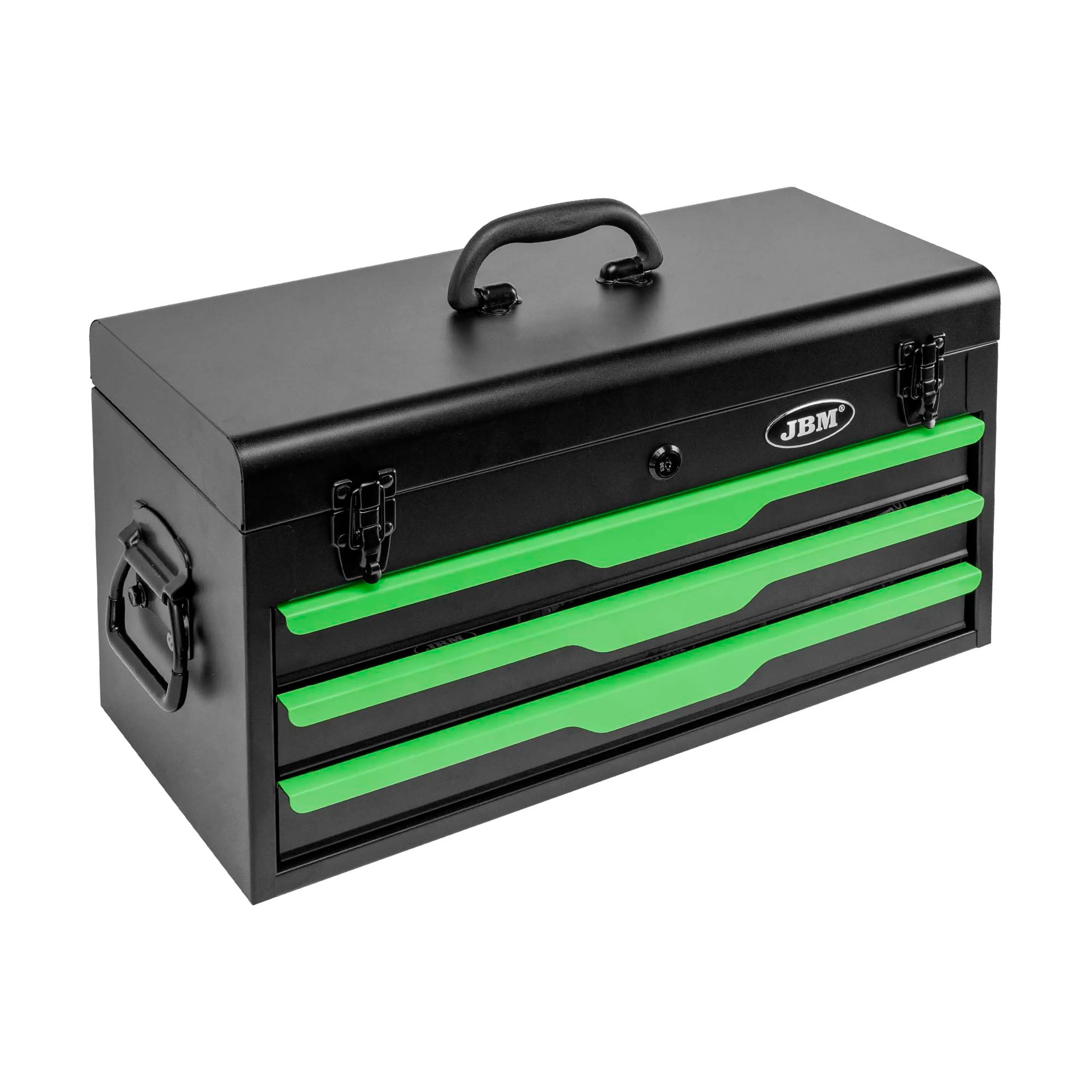 JBM CAJA METÁLICA DE 143 PIEZAS DE HERRAMIENTAS CINCADO