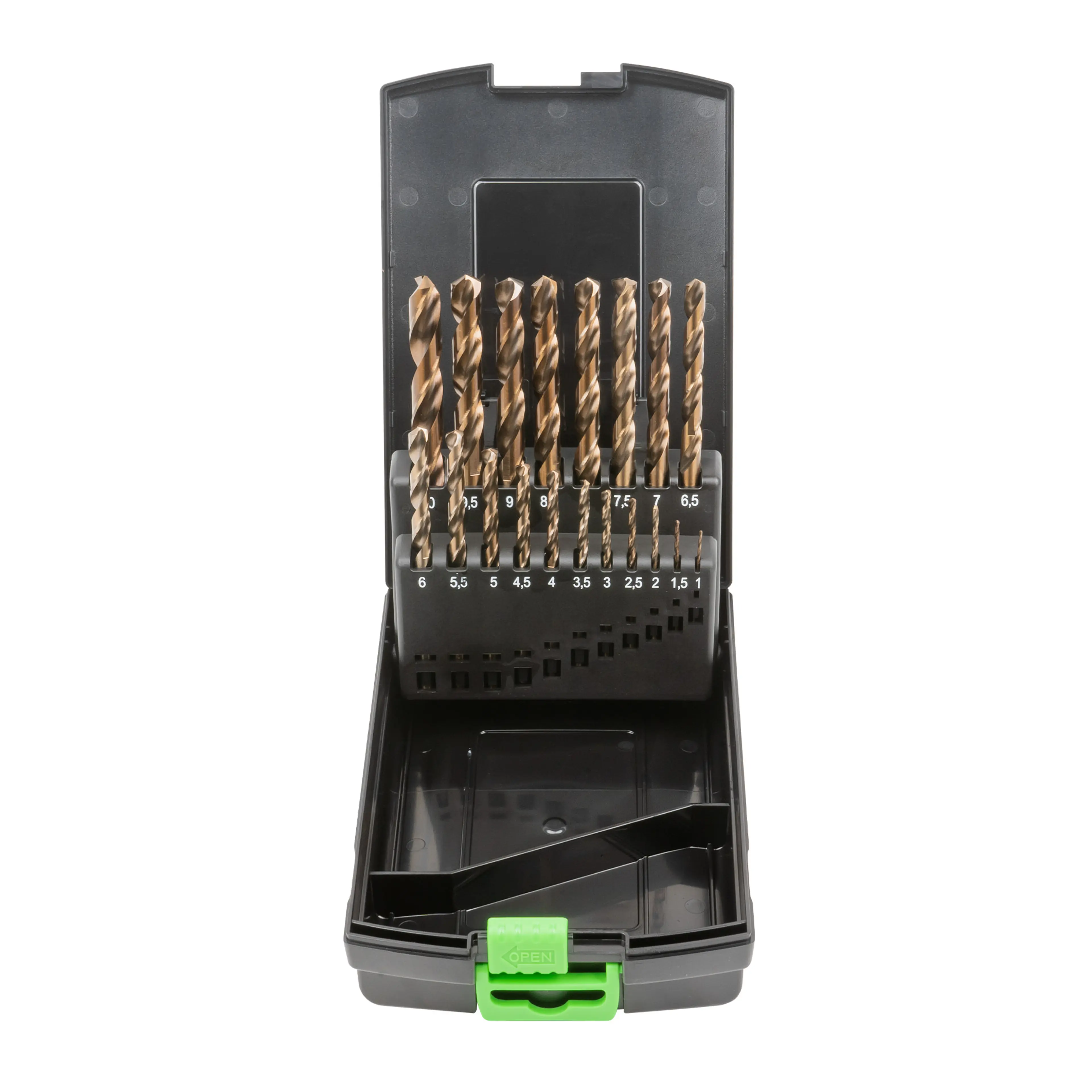 JBM ESTUCHE DE BROCAS HELICOIDALES 1-10MM COBALTO