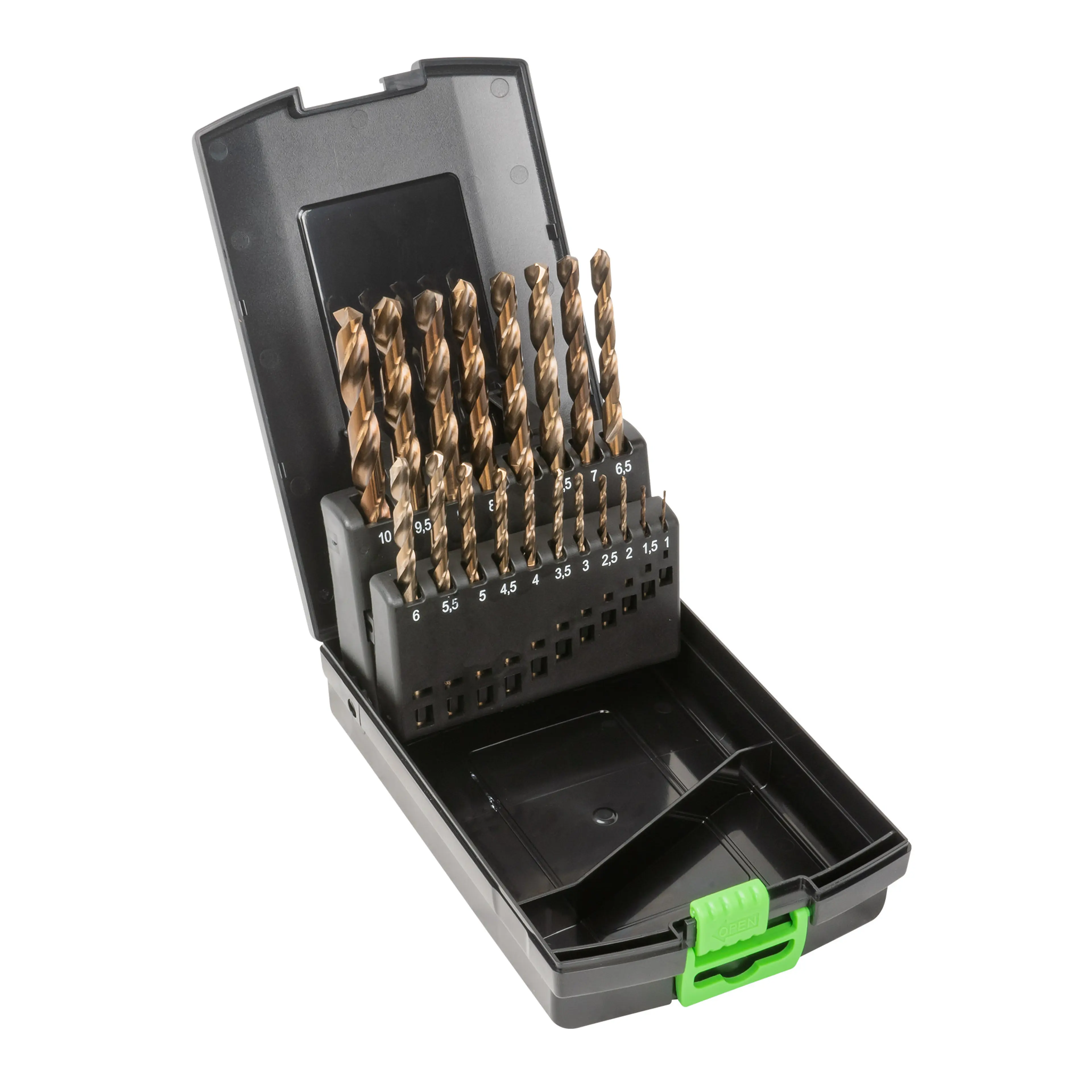 JBM ESTUCHE DE BROCAS HELICOIDALES 1-10MM COBALTO