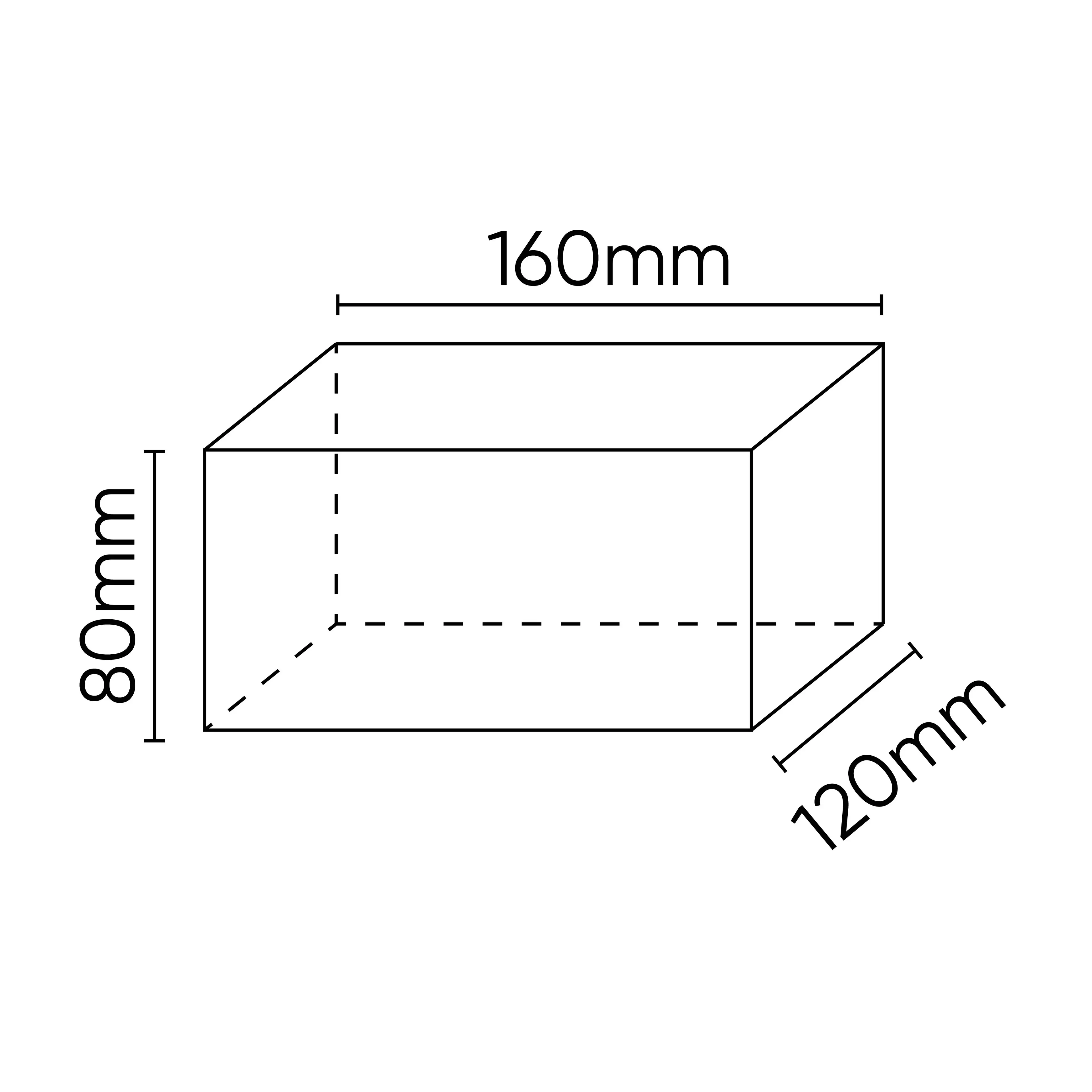 JBM TACO DE GOMA PARA ELEVADOR 160X120X80MM