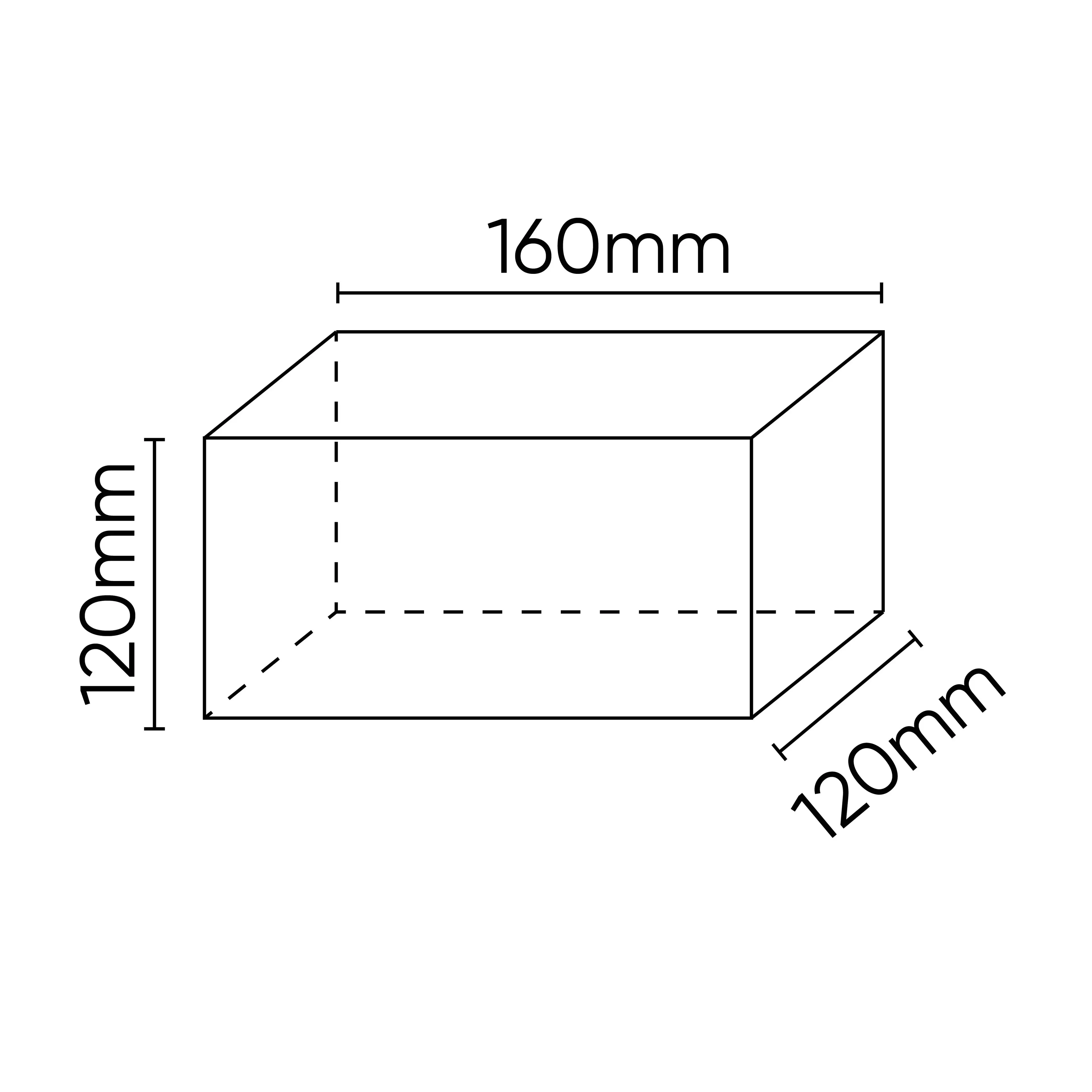 JBM TACO DE GOMA PARA ELEVADOR 160X120X120MM