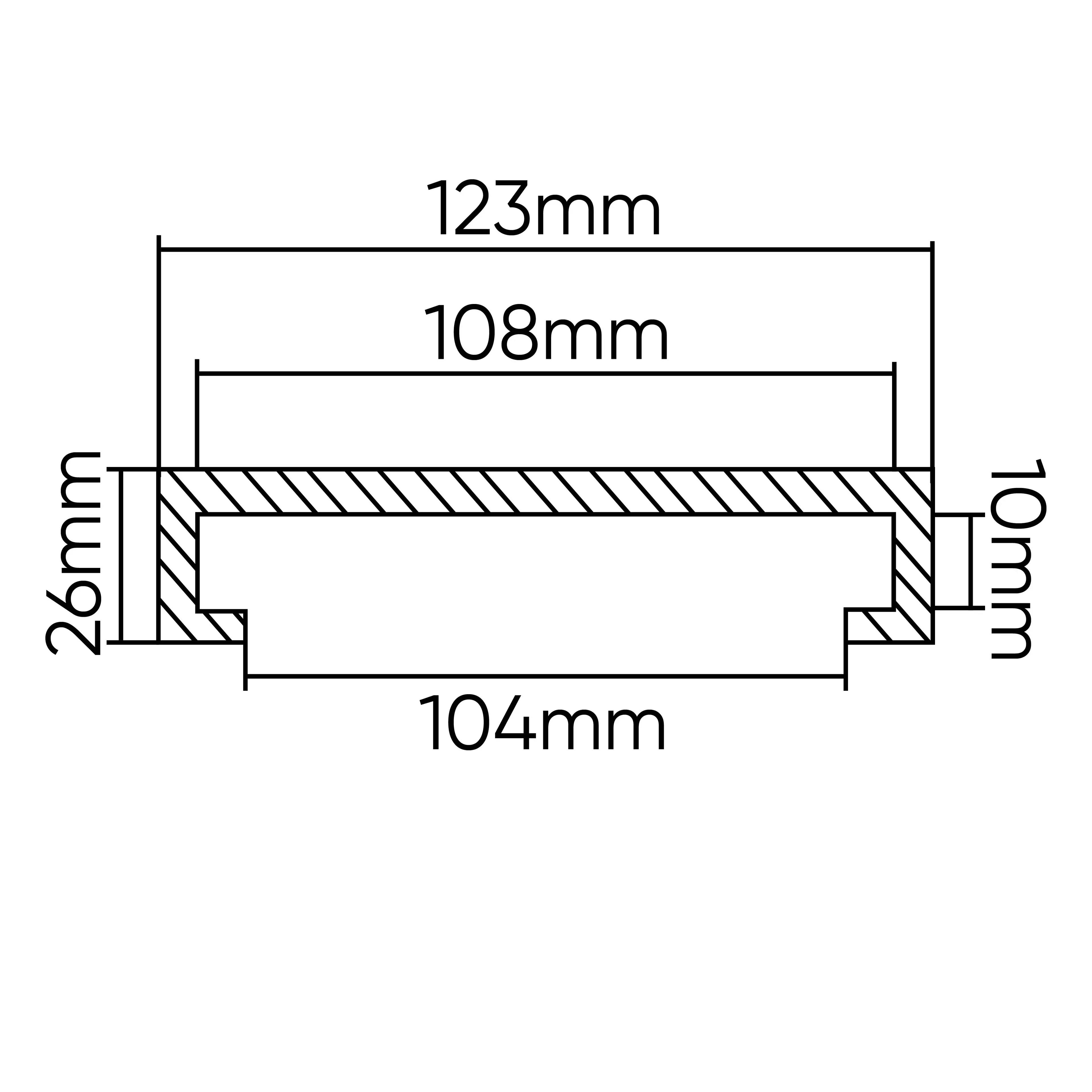 JBM TACO DE GOMA PARA ELEVADOR RAVAGLIOLI/WERTHER 123MM