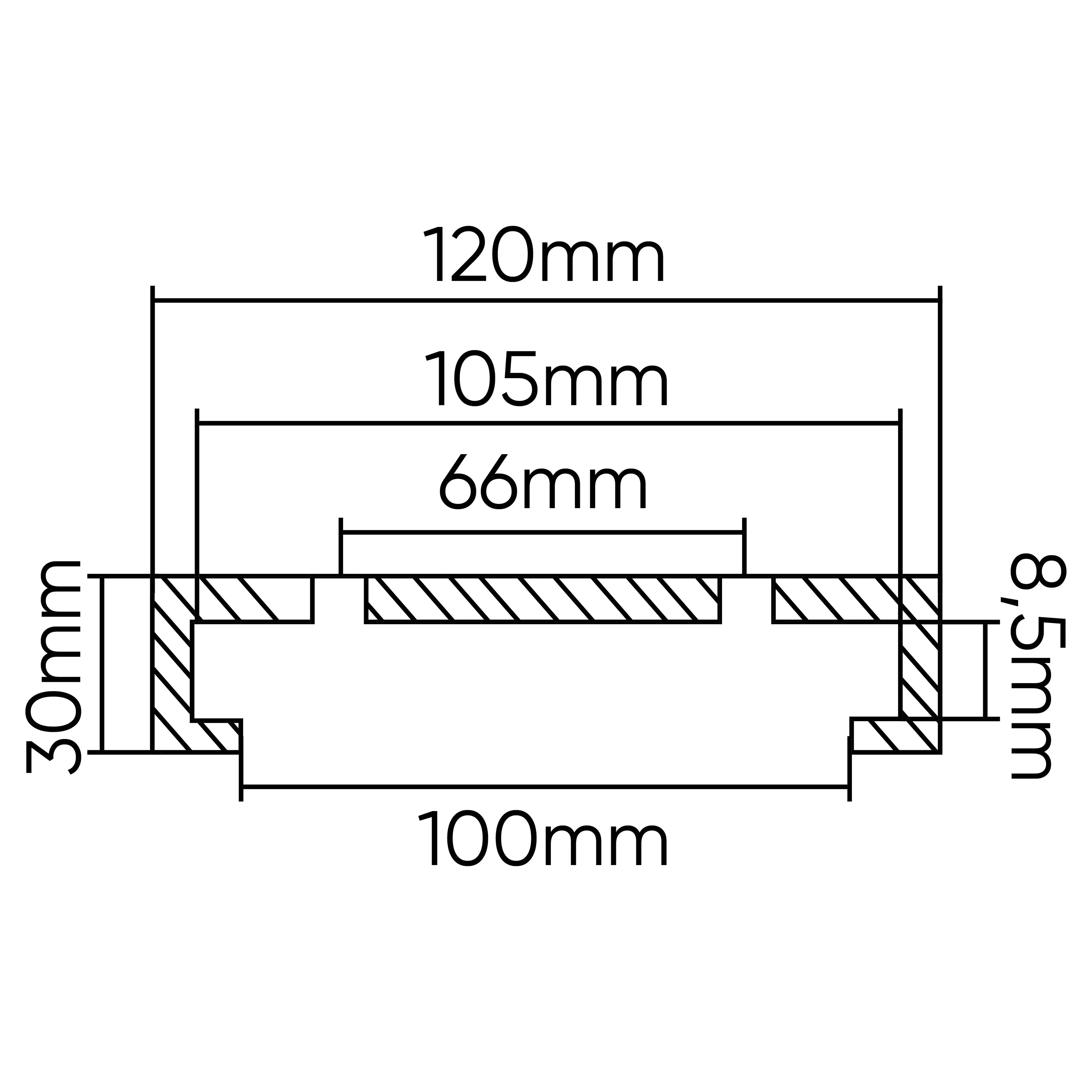 JBM TACO DE GOMA PARA ELEVADOR TWIN BUSCH 120MM