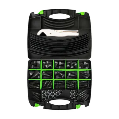 JBM ESTUCHE DE CONECTORES Y TUBOS PARA COMBUSTIBLE 95PCS