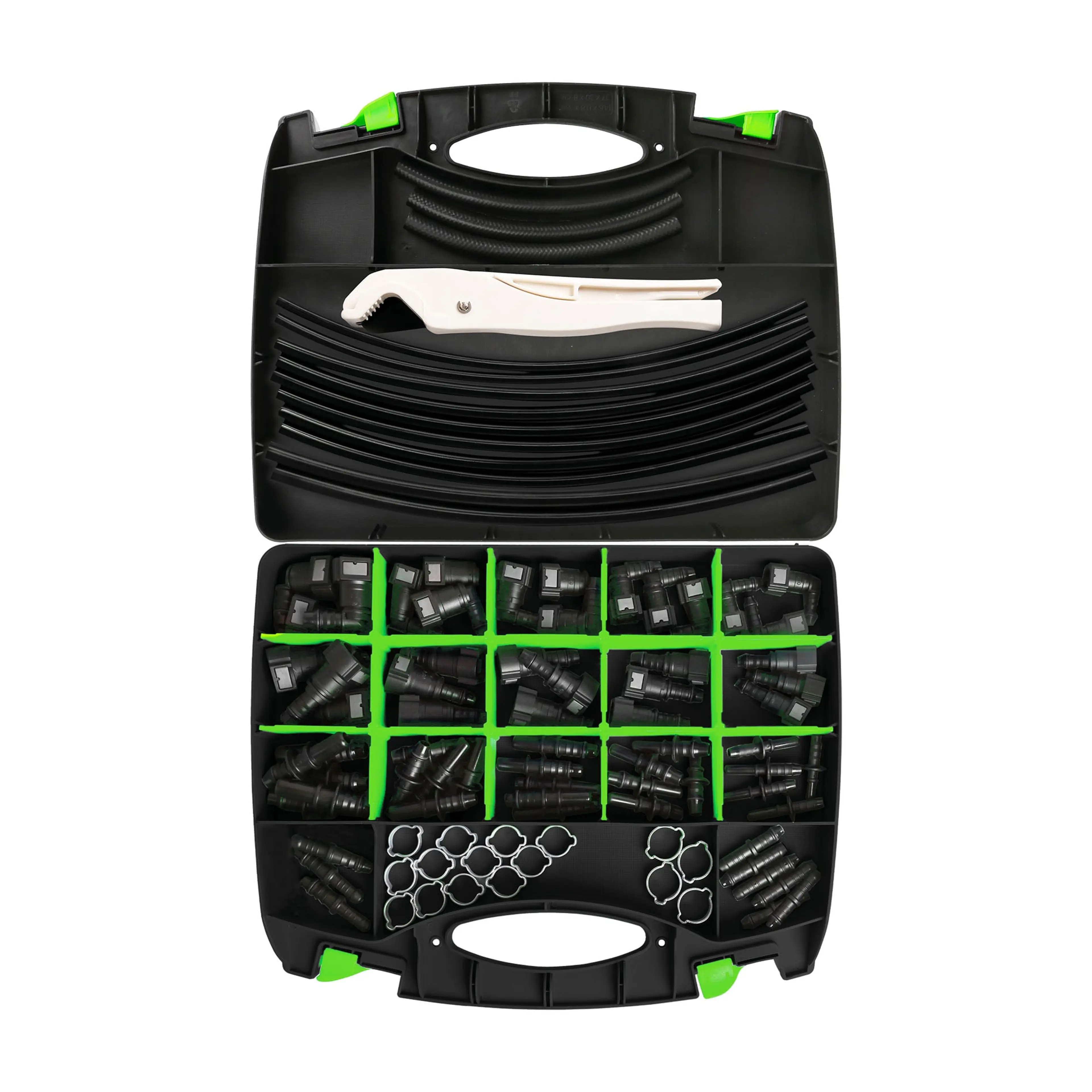 JBM ESTUCHE DE CONECTORES Y TUBOS PARA COMBUSTIBLE 95PCS