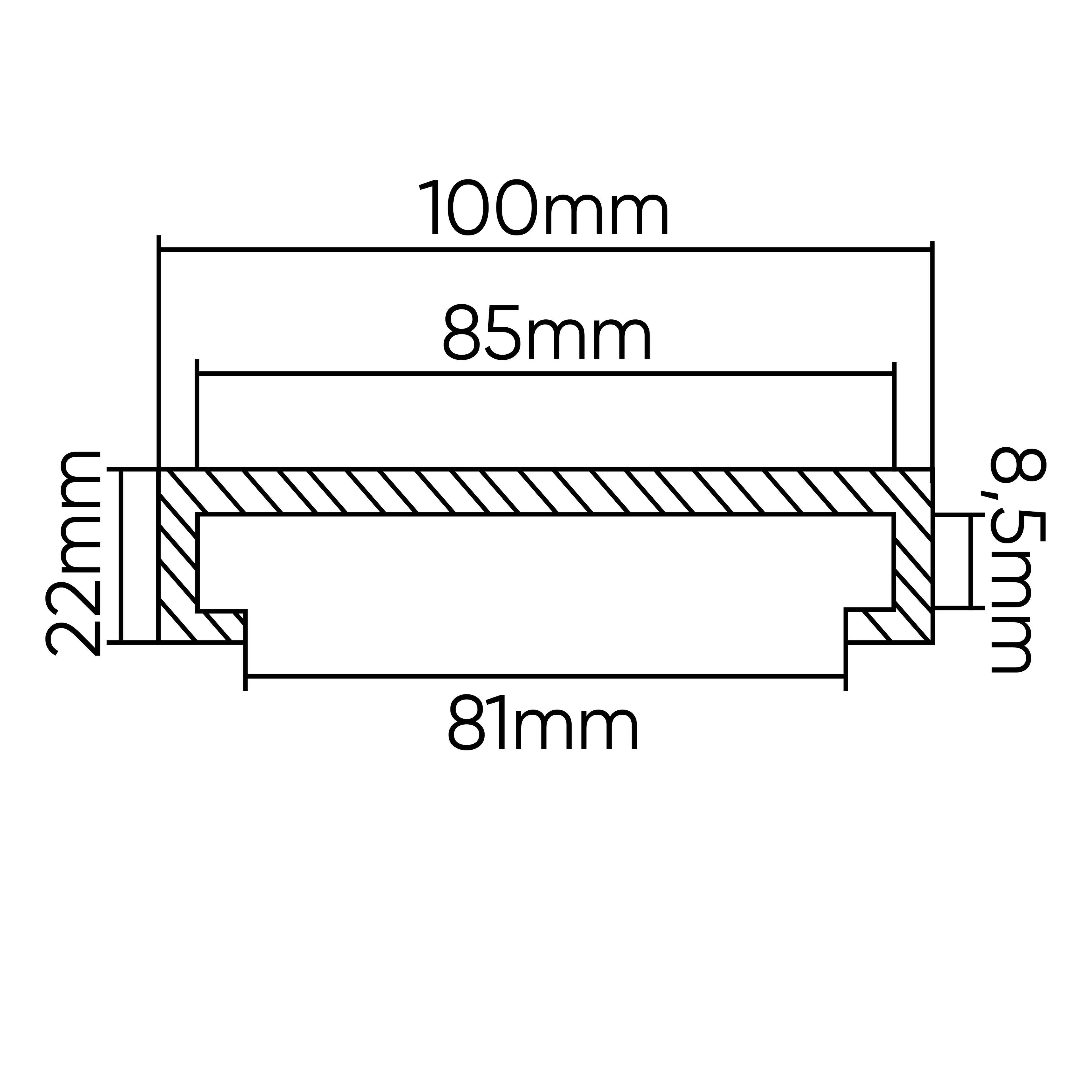 JBM TACO DE GOMA PARA ELEVADOR RAVAGLIOLI/SIRIO/SPACE 100MM