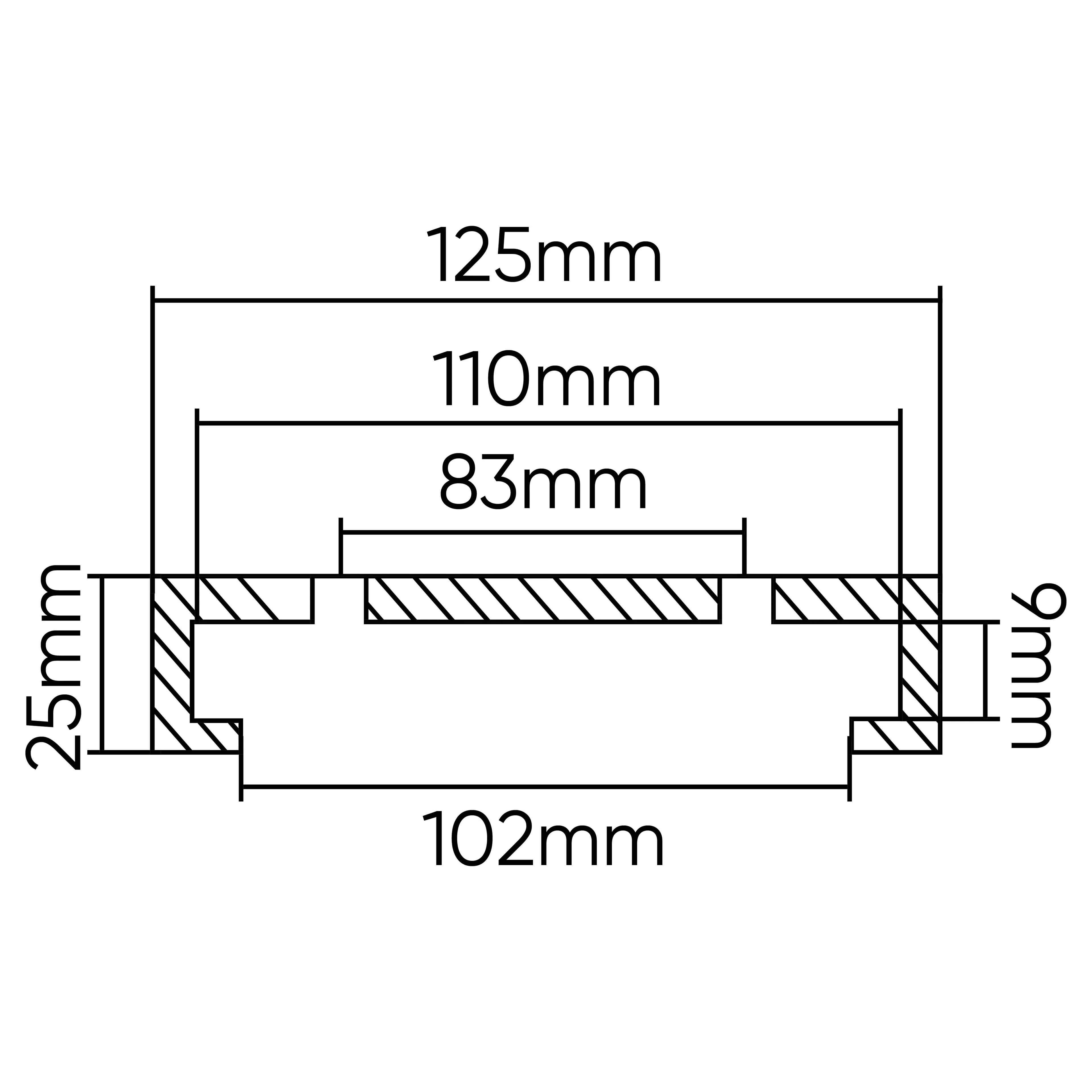 JBM TACO DE GOMA PARA ELEVADOR SLIFT/IME 125MM