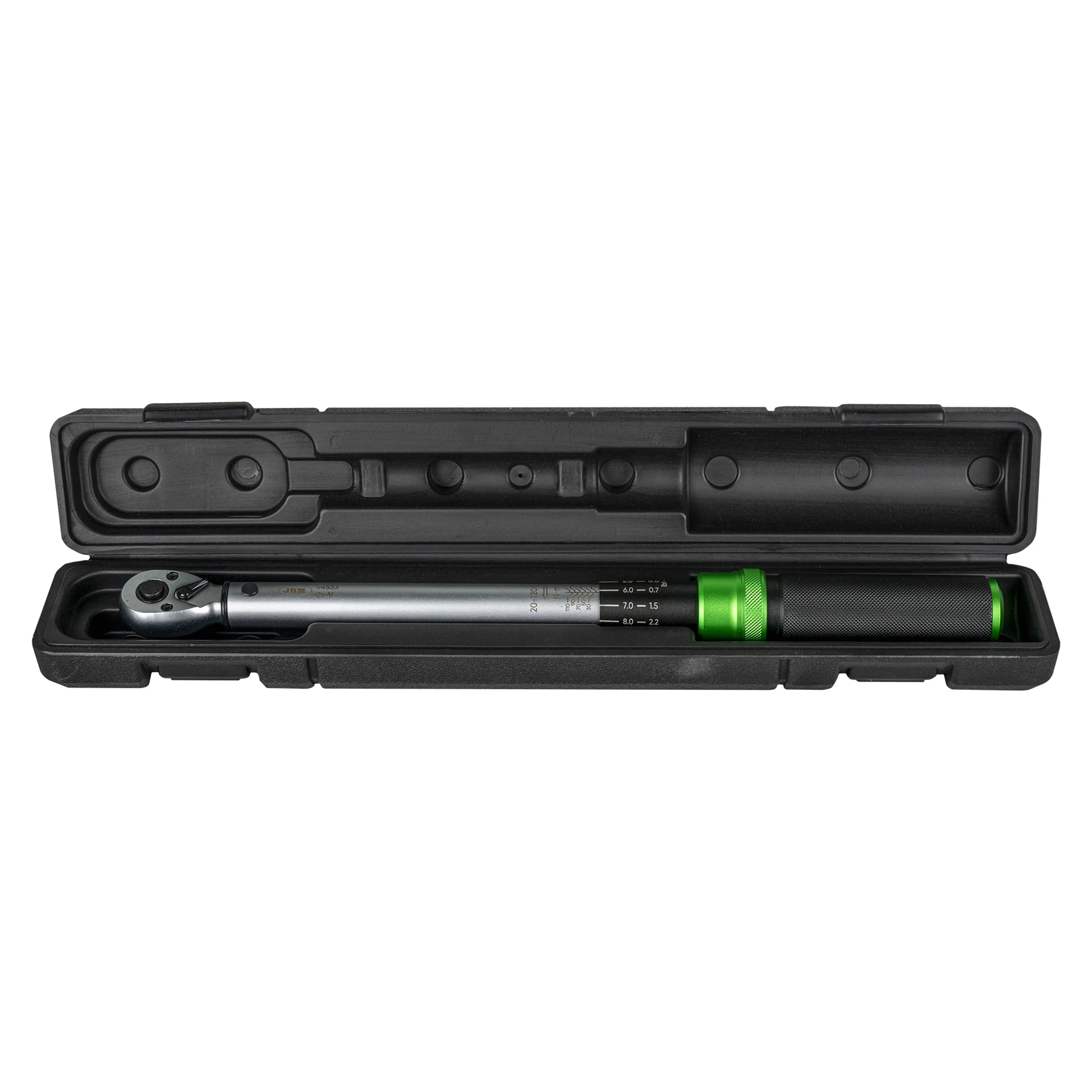 JBM LLAVE DINAOMÉTRICA DE 3/8" CON TORQUE DE 20-120 NM