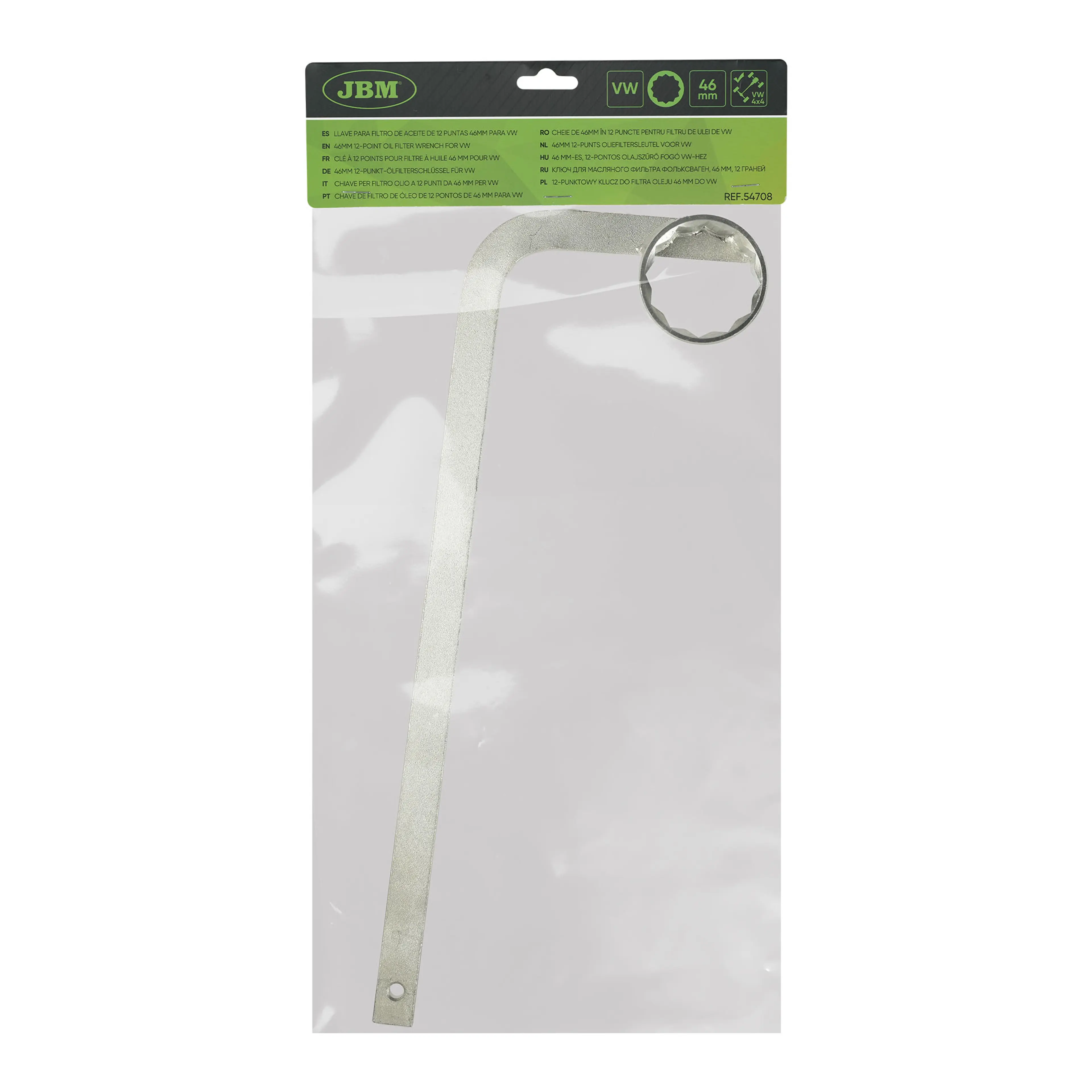 JBM LLAVE PARA FILTRO DE ACEITE DE 12 PUNTAS VW