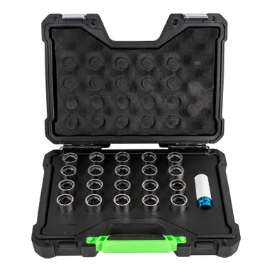 JBM SET DE 21 LLAVES PARA TORNILLO DE BLOQUEO DE RUEDA OPEL/VAUXHALL (